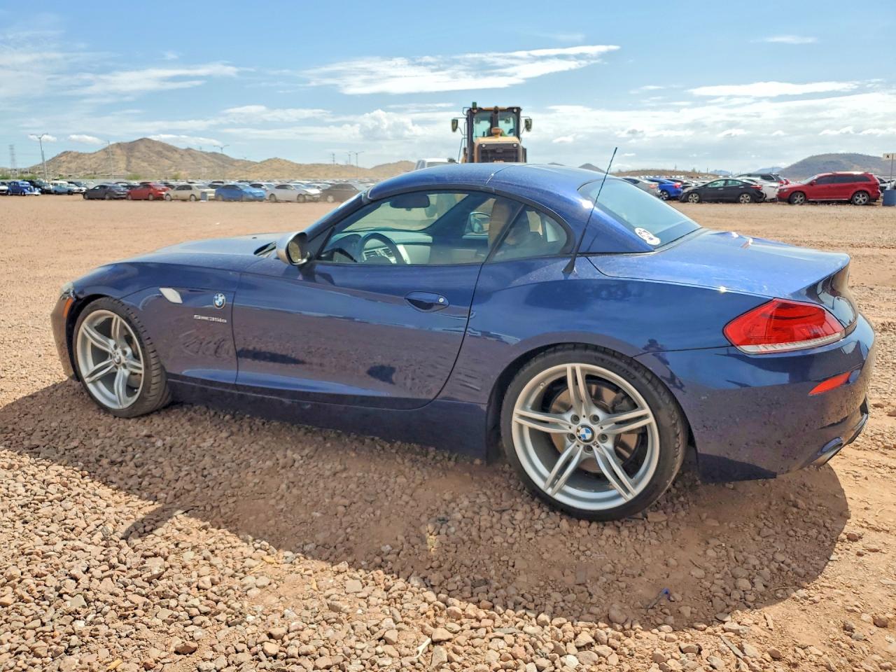 2013 Bmw Z4 Sdrive35is Blue vin: WBALM1C55DE634036