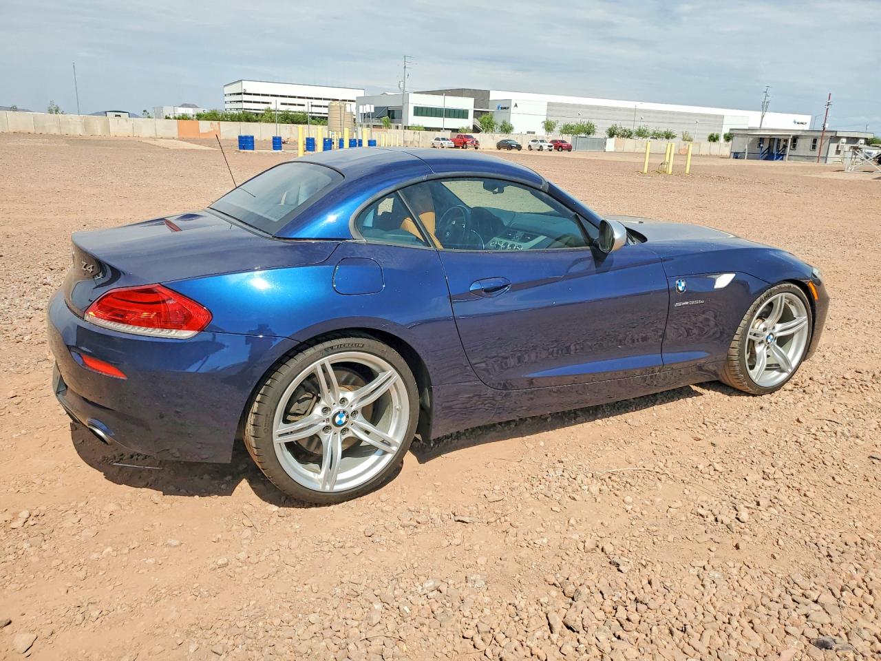 2013 Bmw Z4 Sdrive35is Blue vin: WBALM1C55DE634036