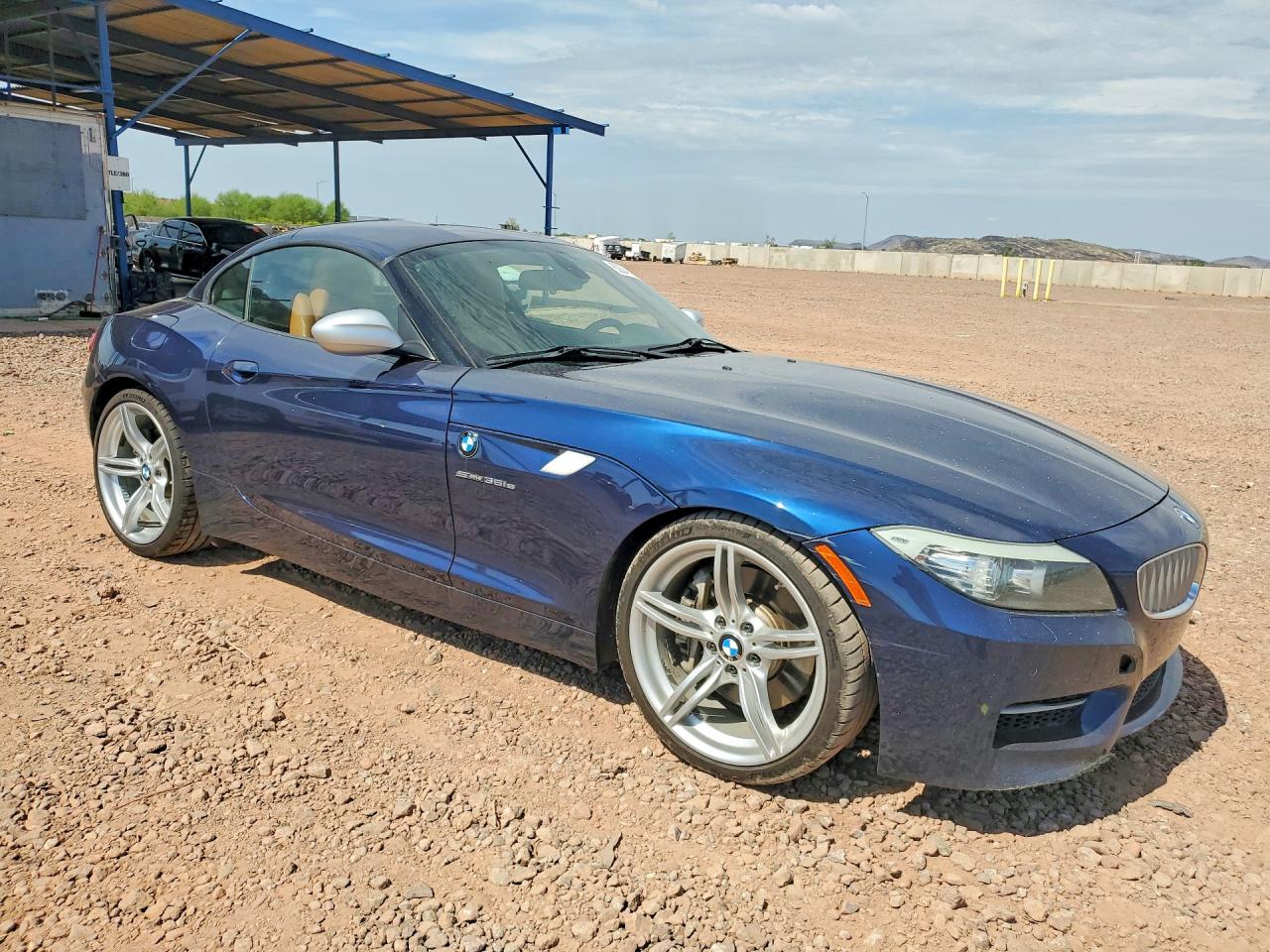 2013 Bmw Z4 Sdrive35is Blue vin: WBALM1C55DE634036