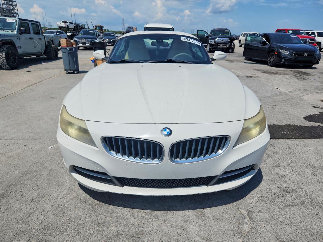2009 Bmw Z4 Sdrive30i White vin: WBALM53539E161218