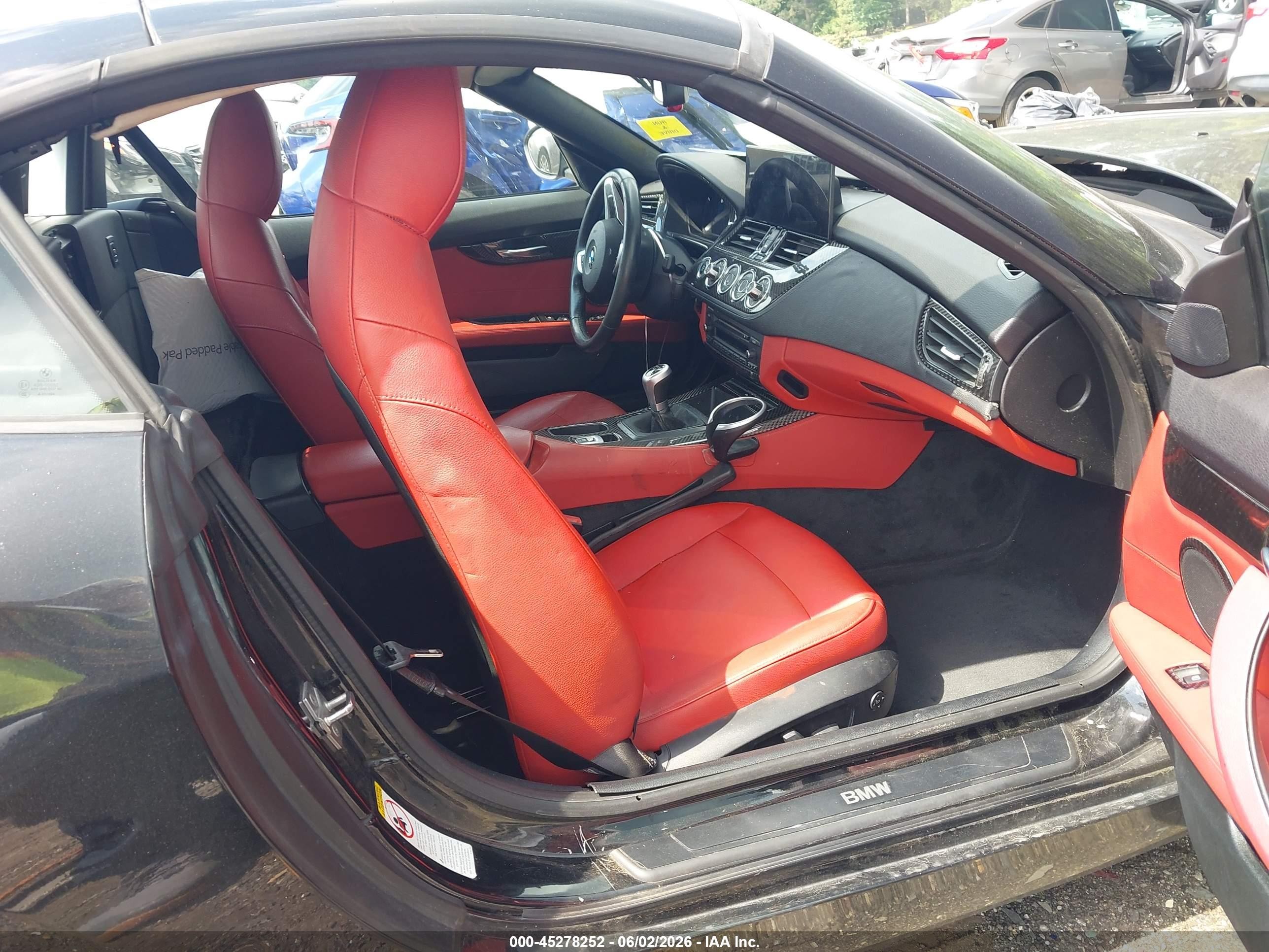 2009 Bmw Z4 Sdrive30i Black vin: WBALM53589E161683
