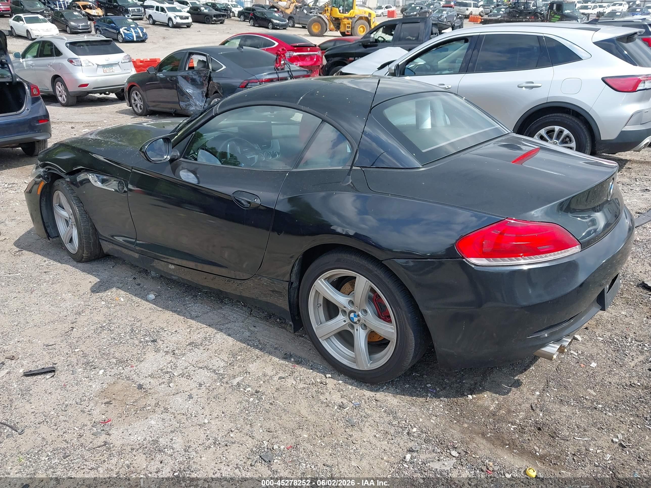 2009 Bmw Z4 Sdrive30i Black vin: WBALM53589E161683