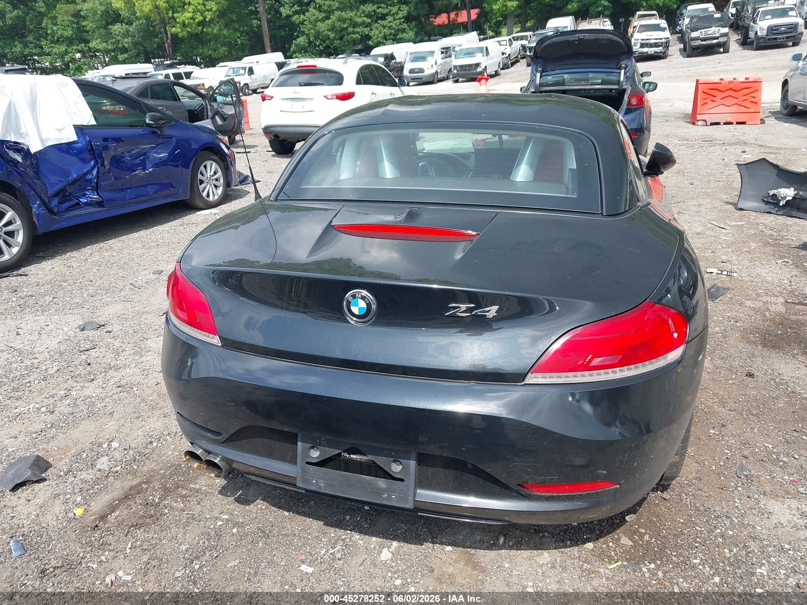 2009 Bmw Z4 Sdrive30i Black vin: WBALM53589E161683