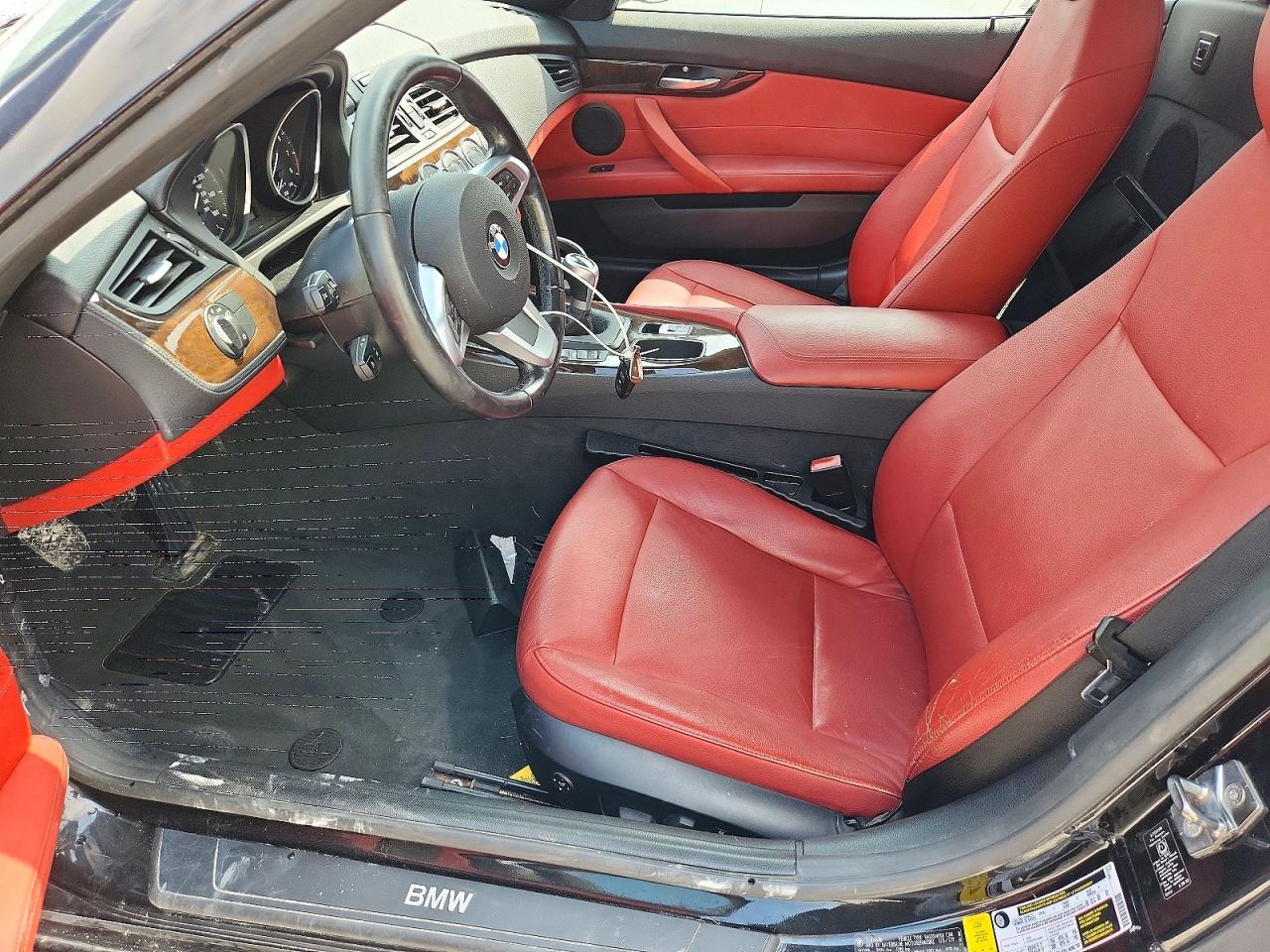 2009 Bmw Z4 Sdrive30i Black vin: WBALM535X9E161782