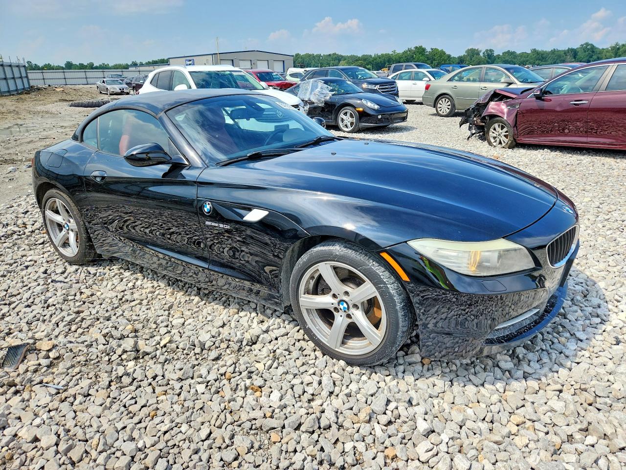2009 Bmw Z4 Sdrive30i Black vin: WBALM535X9E161782