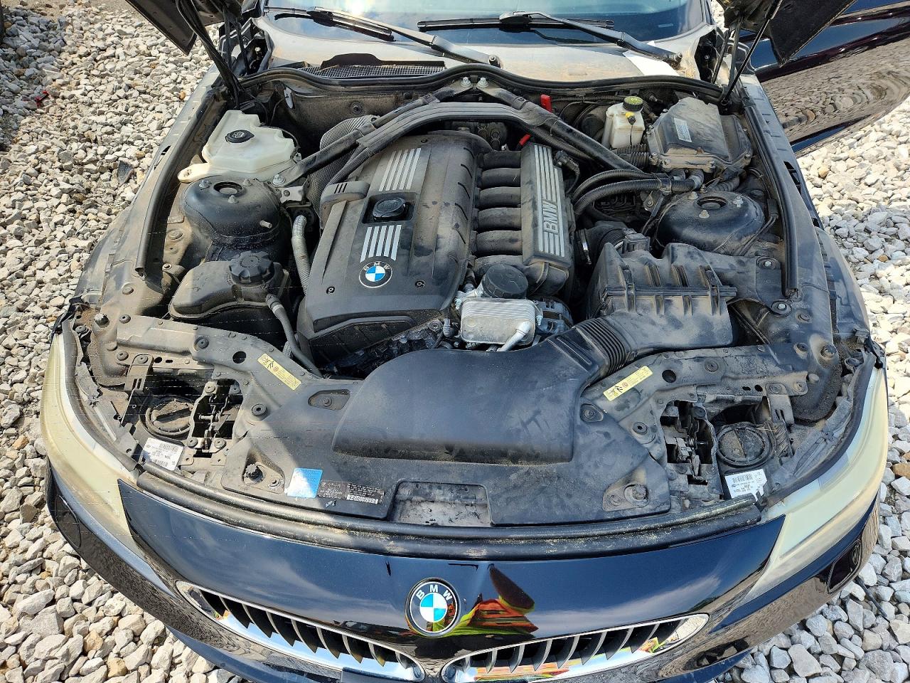 2009 Bmw Z4 Sdrive30i Black vin: WBALM535X9E161782