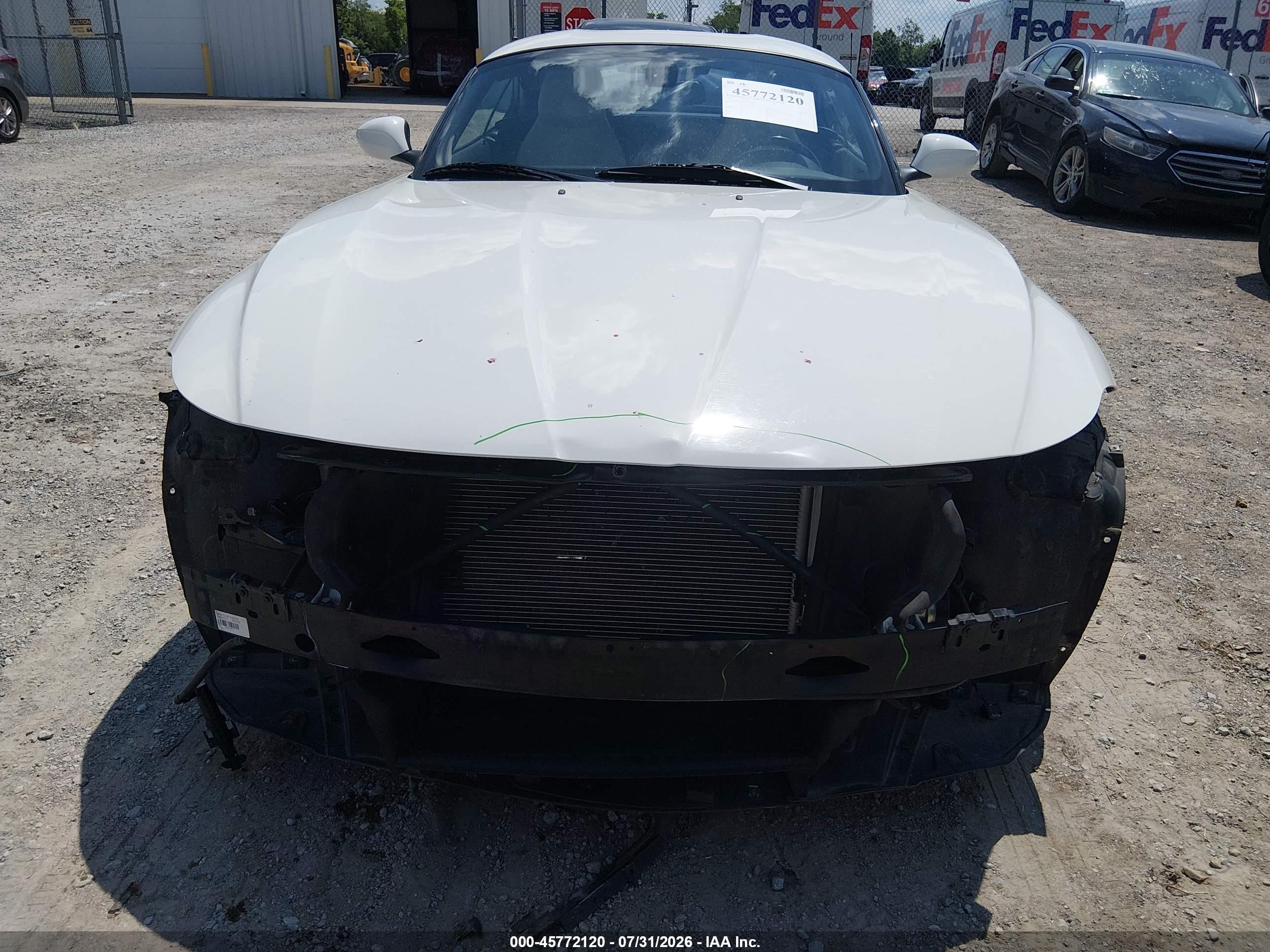 2011 Bmw Z4 Sdrive30i White vin: WBALM5C52BE378846