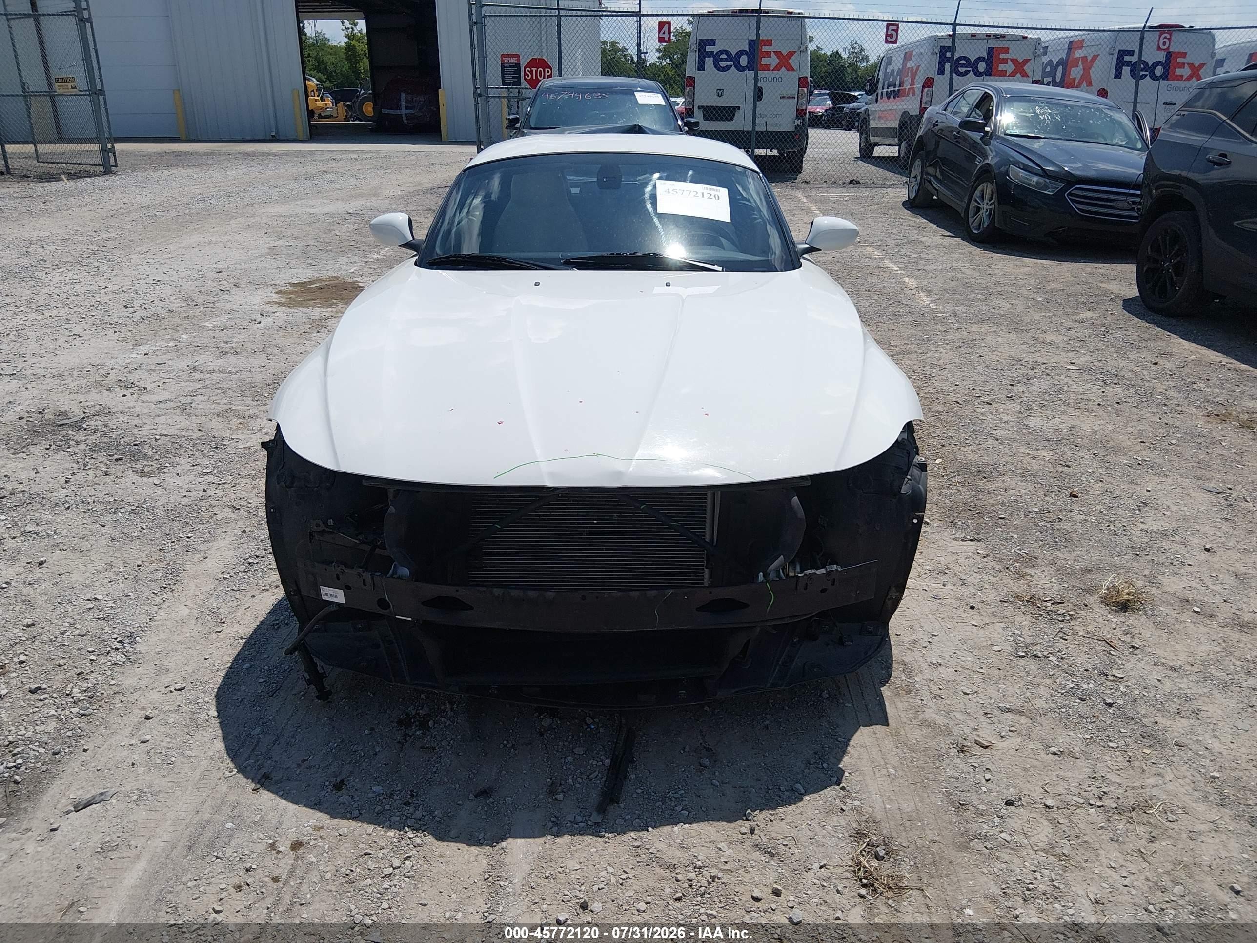 2011 Bmw Z4 Sdrive30i White vin: WBALM5C52BE378846