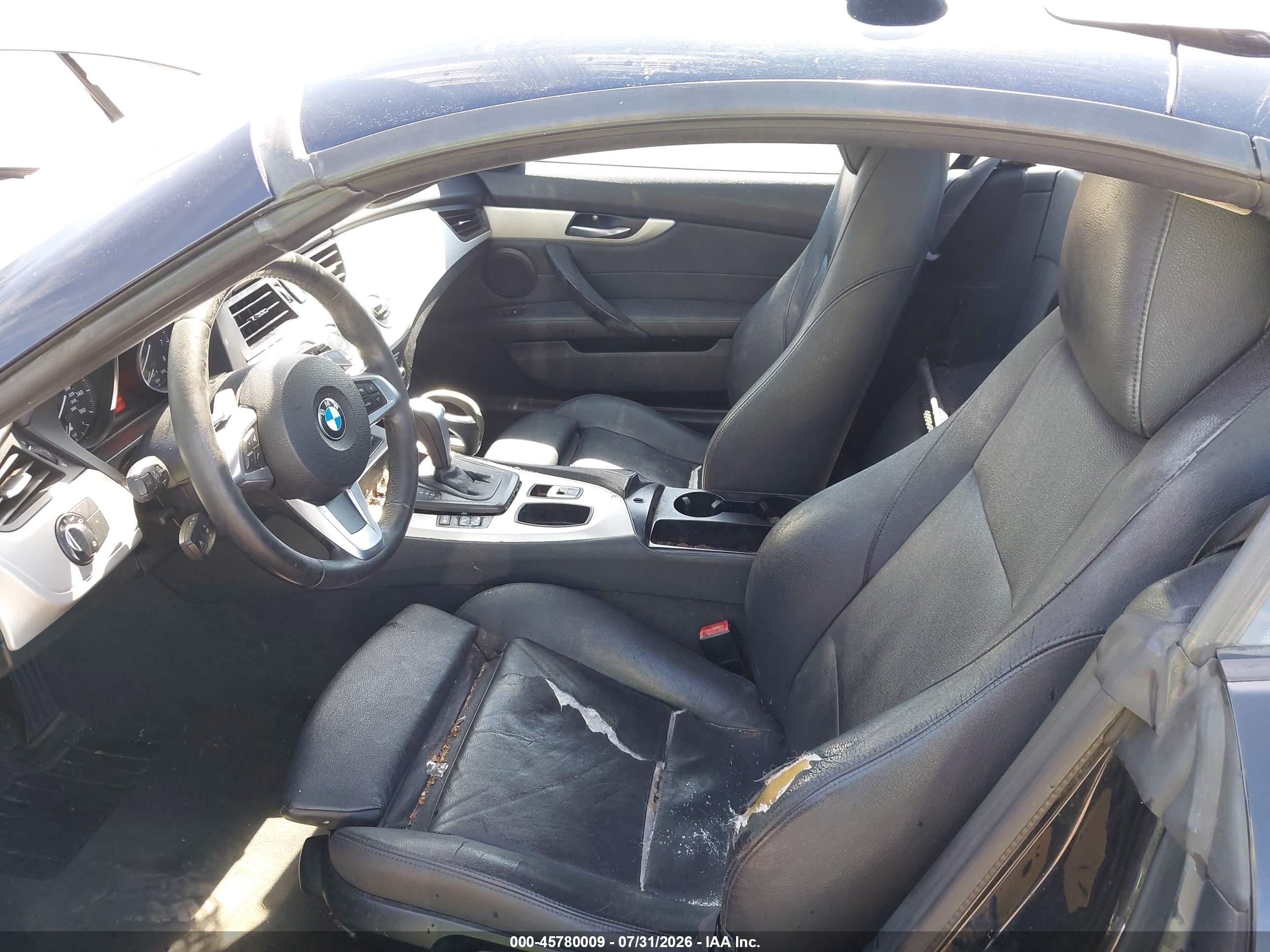 2011 Bmw Z4 Sdrive30i Black vin: WBALM5C53BE379200