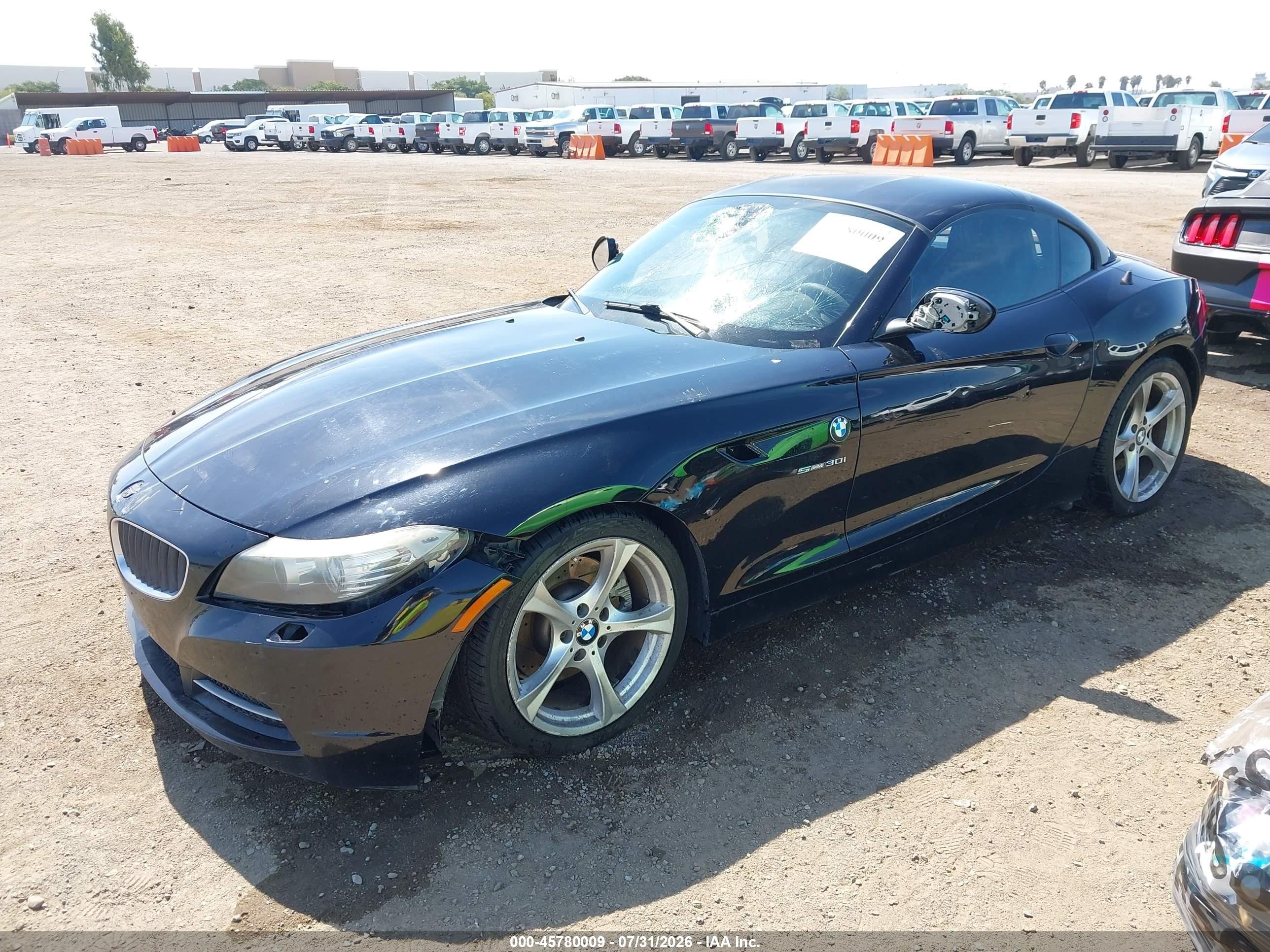 2011 Bmw Z4 Sdrive30i Black vin: WBALM5C53BE379200