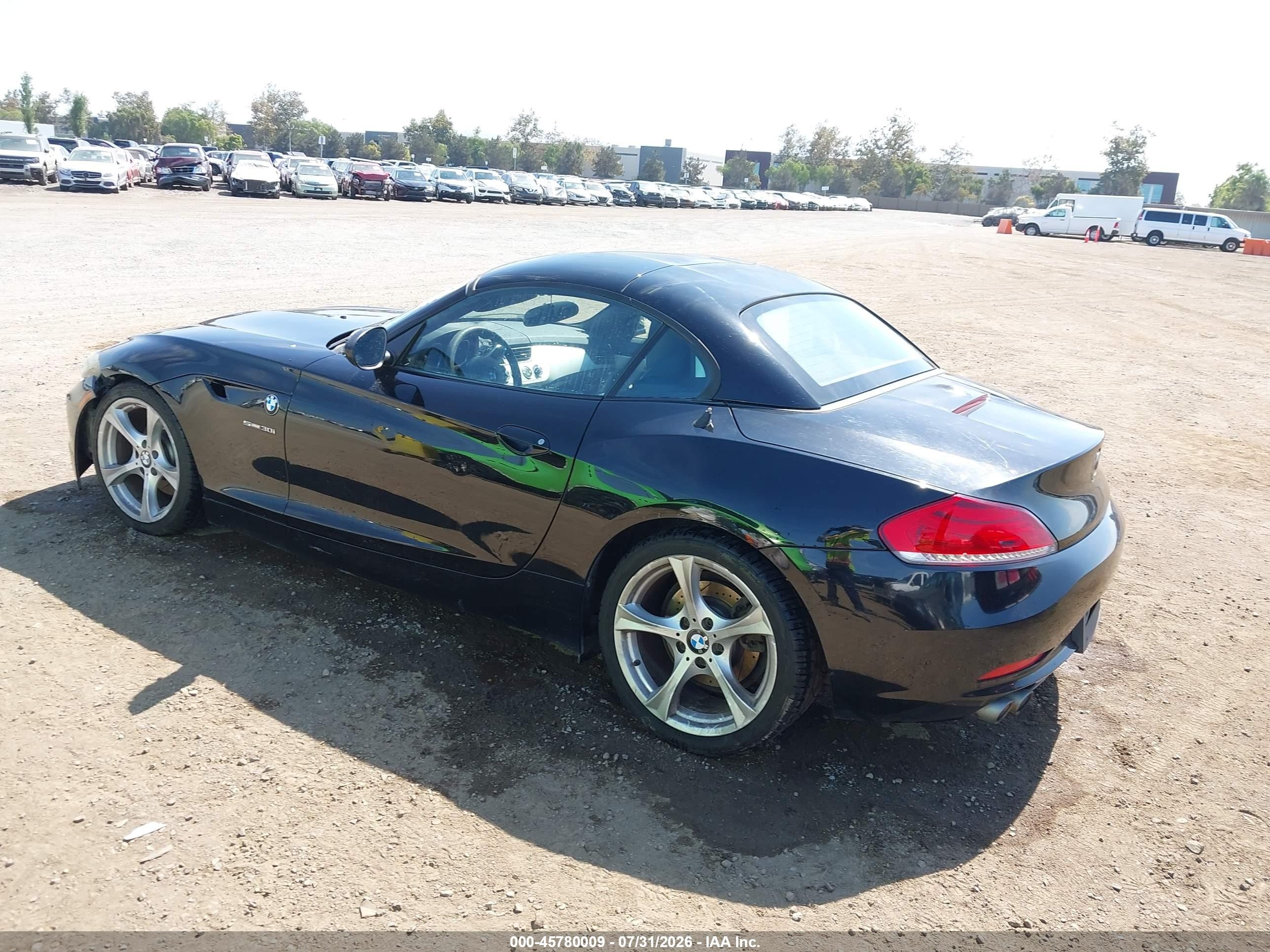 2011 Bmw Z4 Sdrive30i Black vin: WBALM5C53BE379200