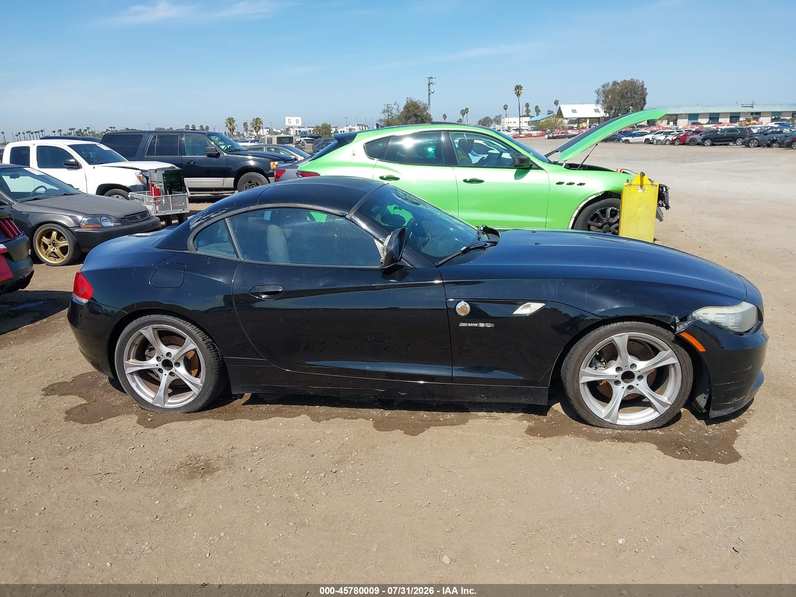 2011 Bmw Z4 Sdrive30i Black vin: WBALM5C53BE379200