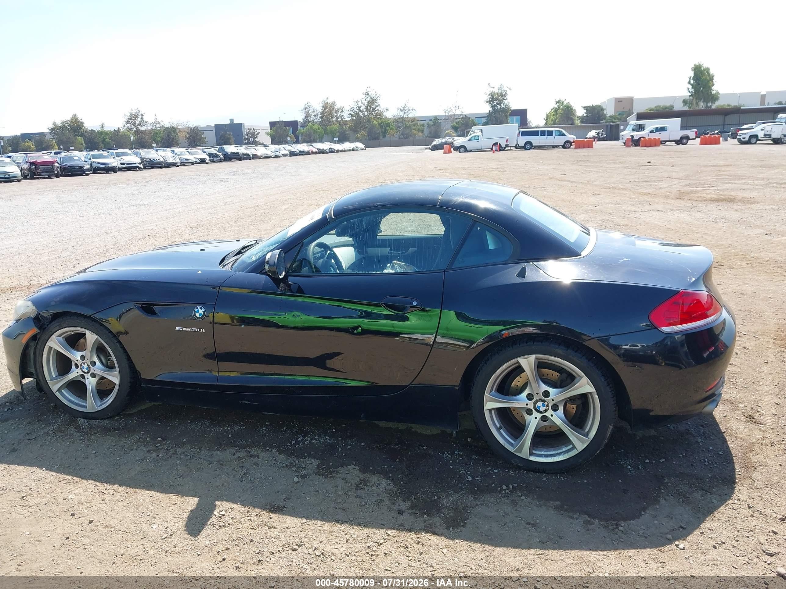 2011 Bmw Z4 Sdrive30i Black vin: WBALM5C53BE379200