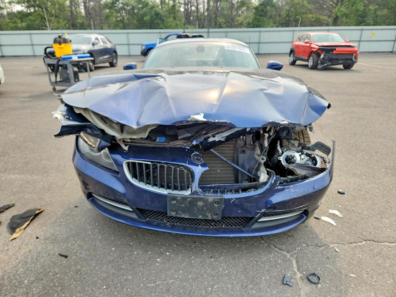 2011 Bmw Z4 Sdrive30i Синий vin: WBALM5C56BE495703