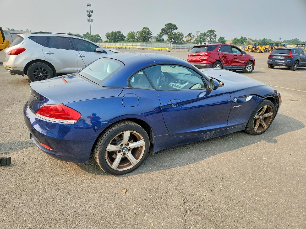 2011 Bmw Z4 Sdrive30i Синий vin: WBALM5C56BE495703