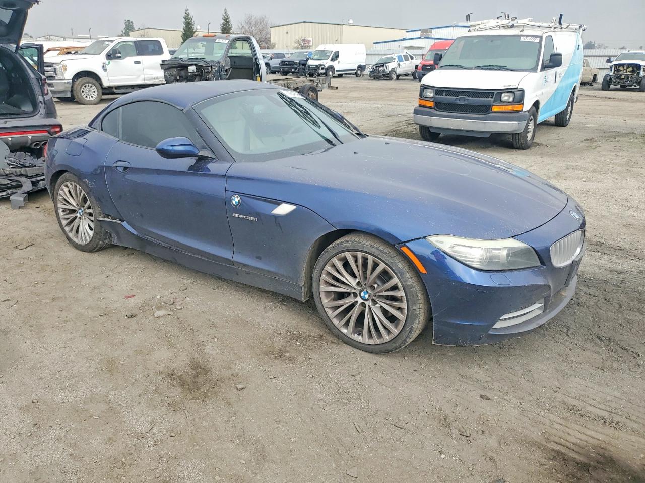 2009 Bmw Z4 Sdrive35i Blue vin: WBALM73529E164574