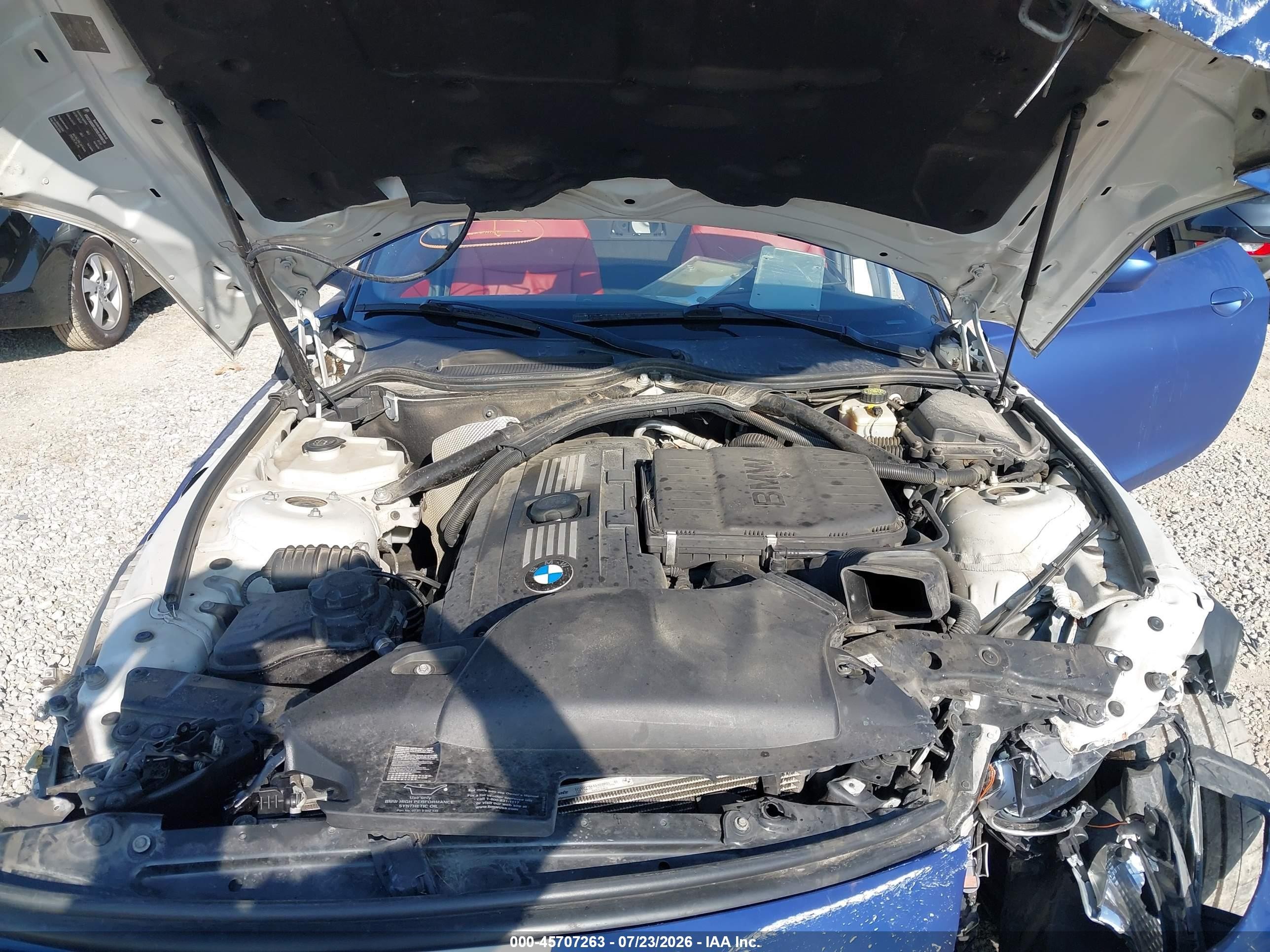 2009 Bmw Z4 Sdrive35i Blue vin: WBALM73539E351175