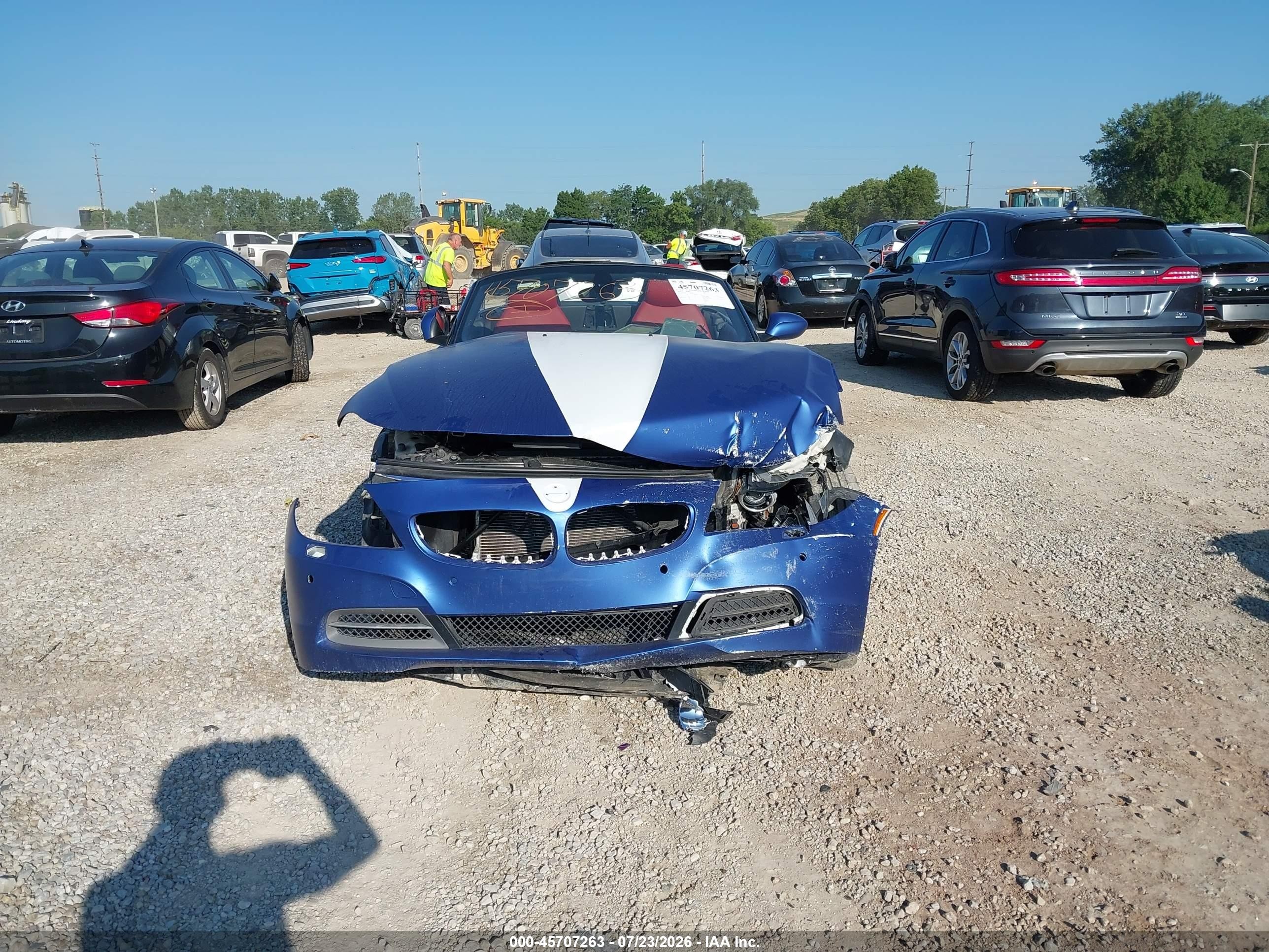 2009 Bmw Z4 Sdrive35i Blue vin: WBALM73539E351175