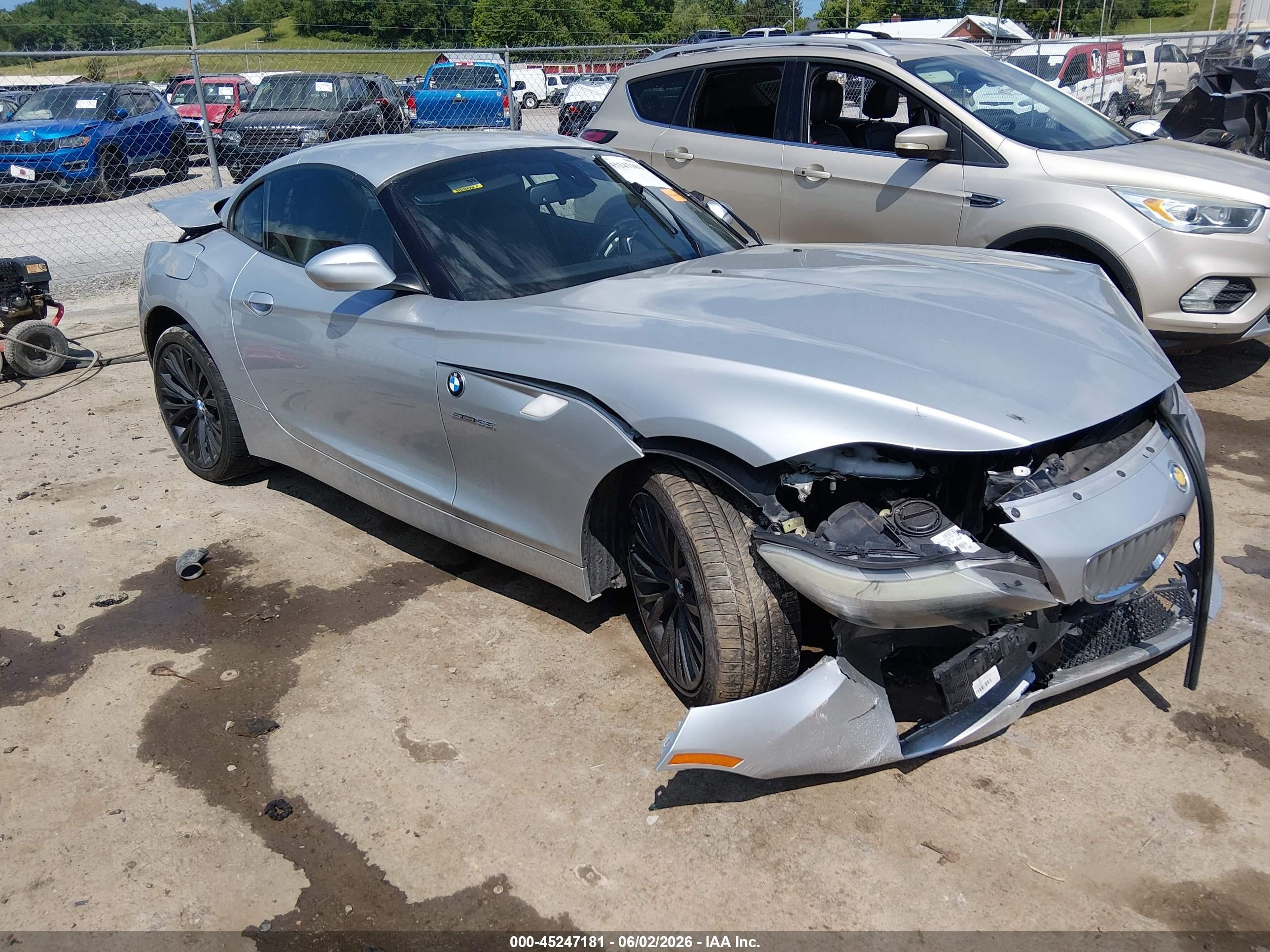 2009 Bmw Z4 Sdrive35i Silver vin: WBALM73599E165141