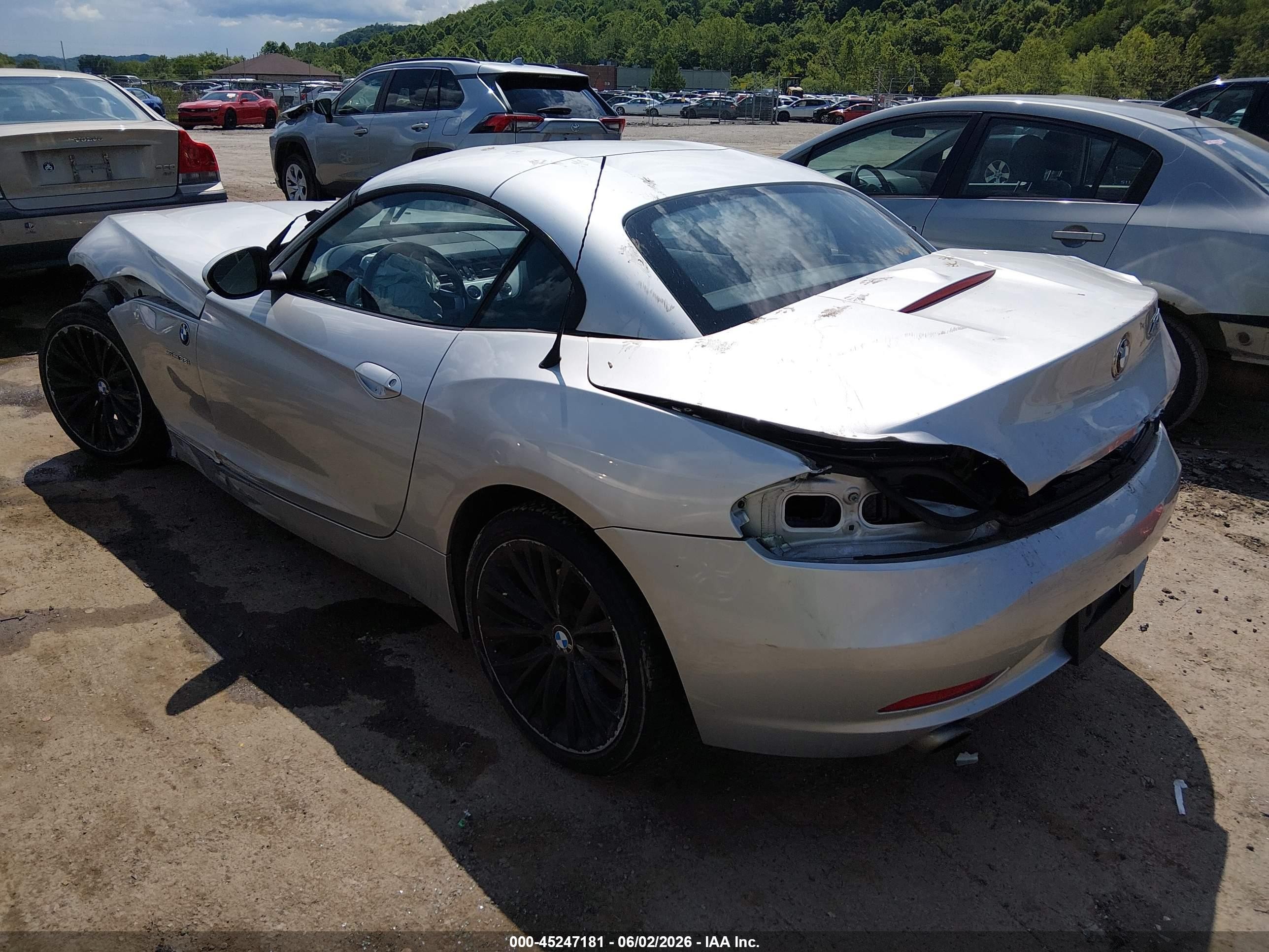 2009 Bmw Z4 Sdrive35i Silver vin: WBALM73599E165141