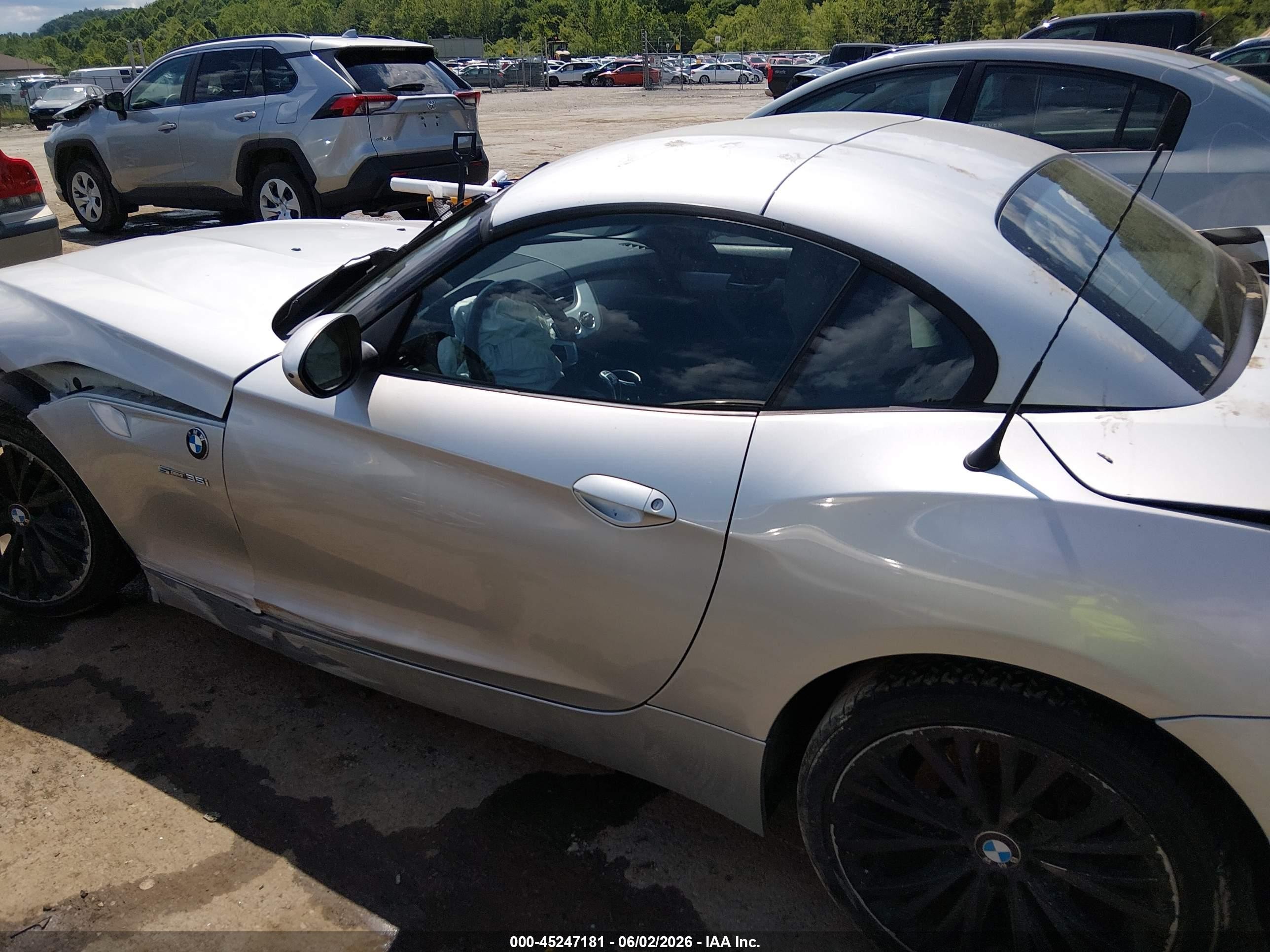 2009 Bmw Z4 Sdrive35i Silver vin: WBALM73599E165141