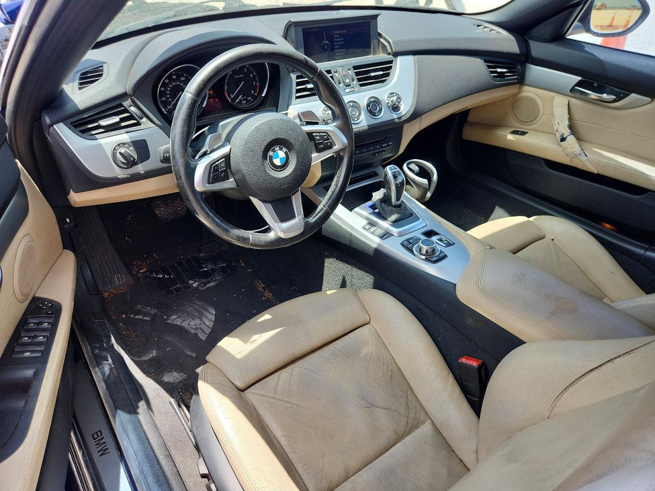 2011 Bmw Z4 Sdrive35i Blue vin: WBALM7C50BE383930