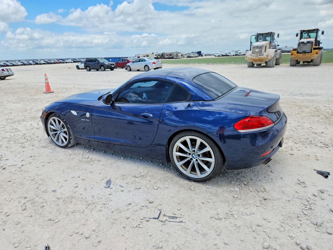 2011 Bmw Z4 Sdrive35i Blue vin: WBALM7C50BE383930