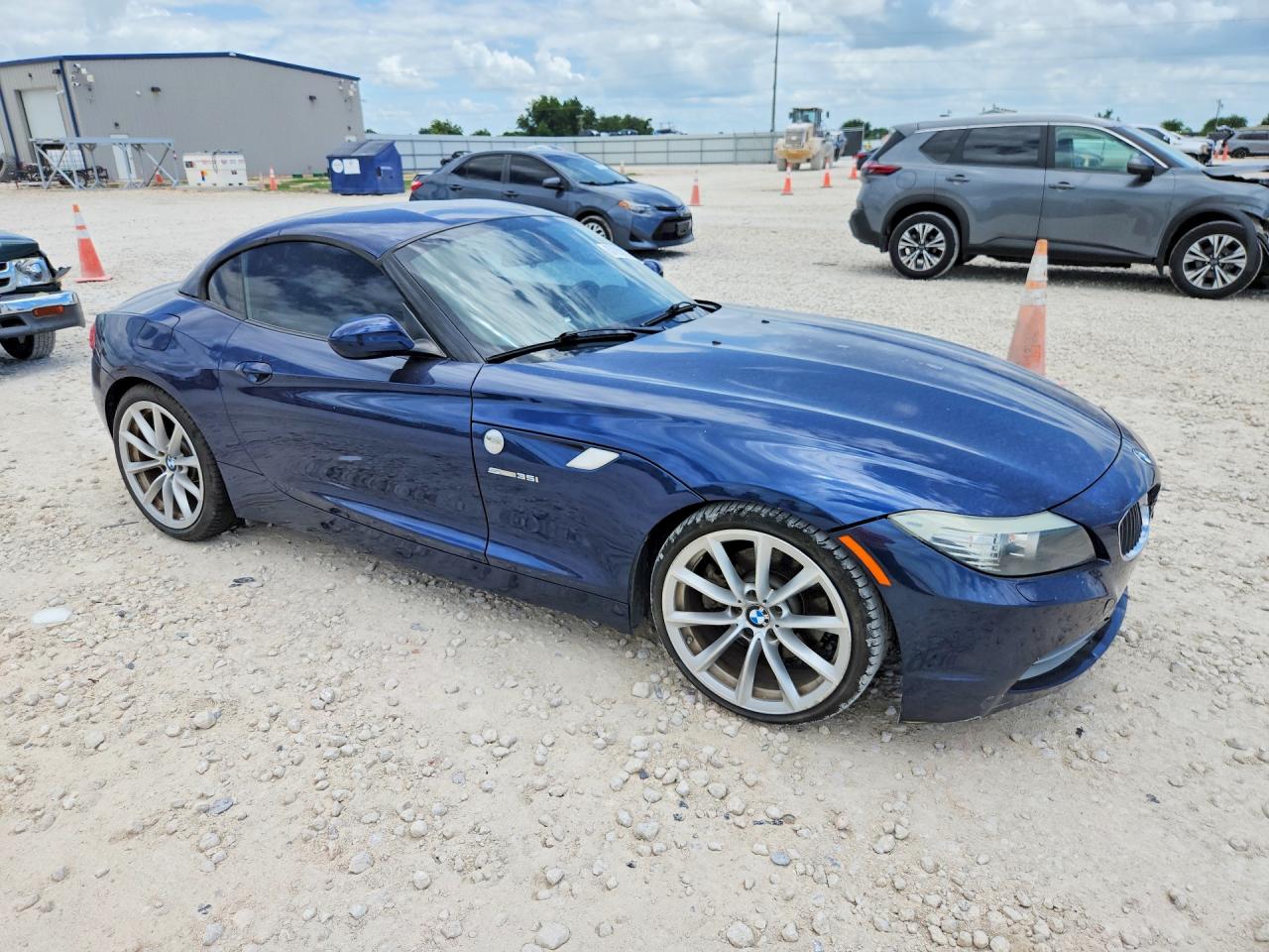 2011 Bmw Z4 Sdrive35i Blue vin: WBALM7C50BE383930
