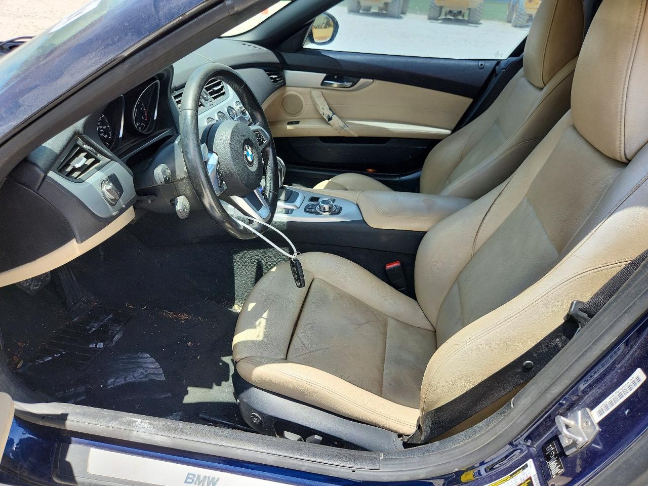2011 Bmw Z4 Sdrive35i Blue vin: WBALM7C50BE383930