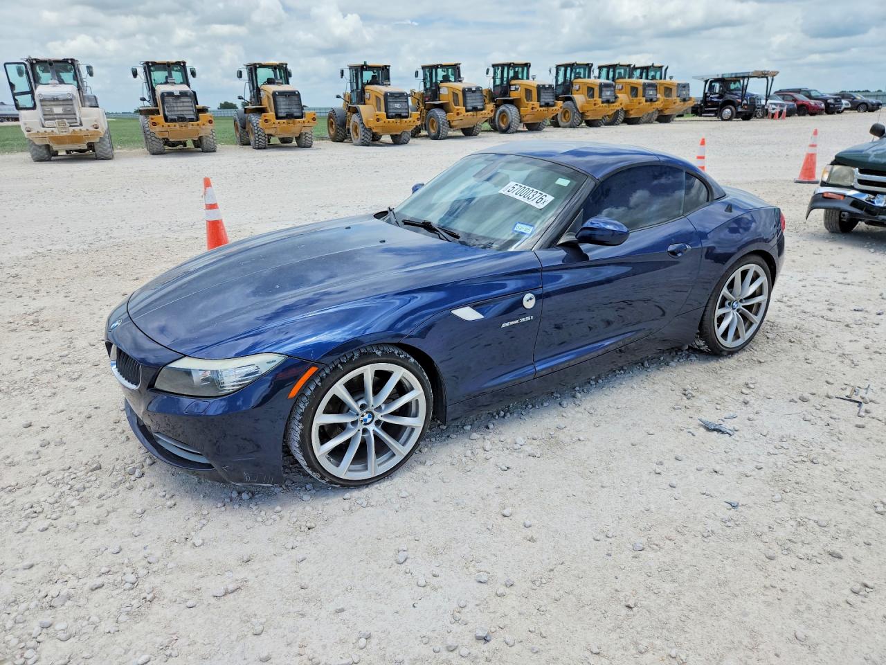 2011 Bmw Z4 Sdrive35i Blue vin: WBALM7C50BE383930