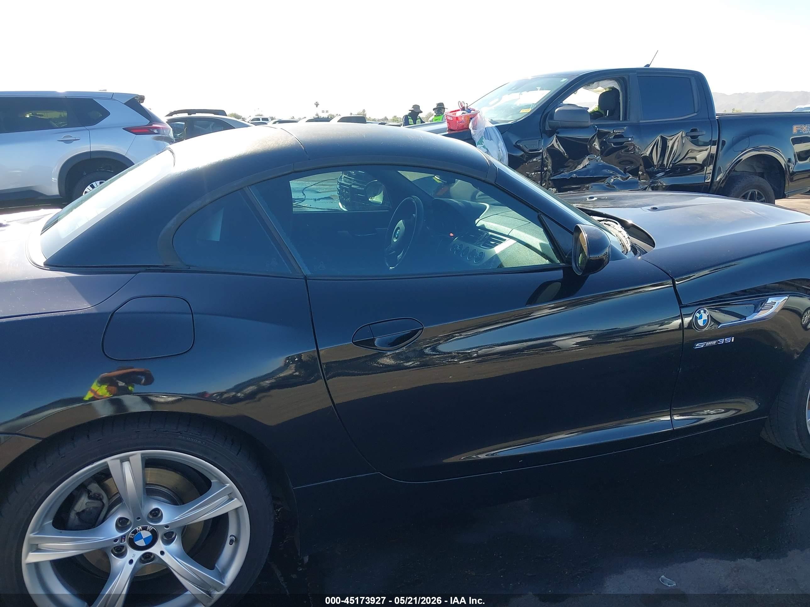 2015 Bmw Z4 Sdrive35i Black vin: WBALM7C51FJ798641
