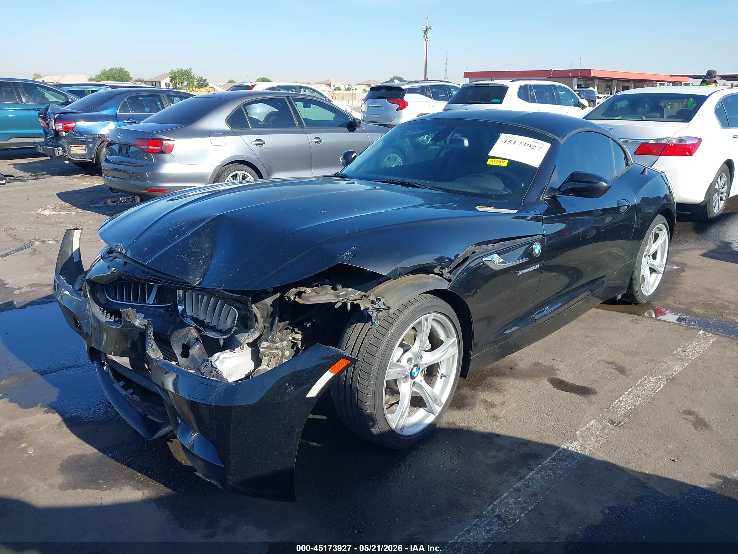 2015 Bmw Z4 Sdrive35i Black vin: WBALM7C51FJ798641