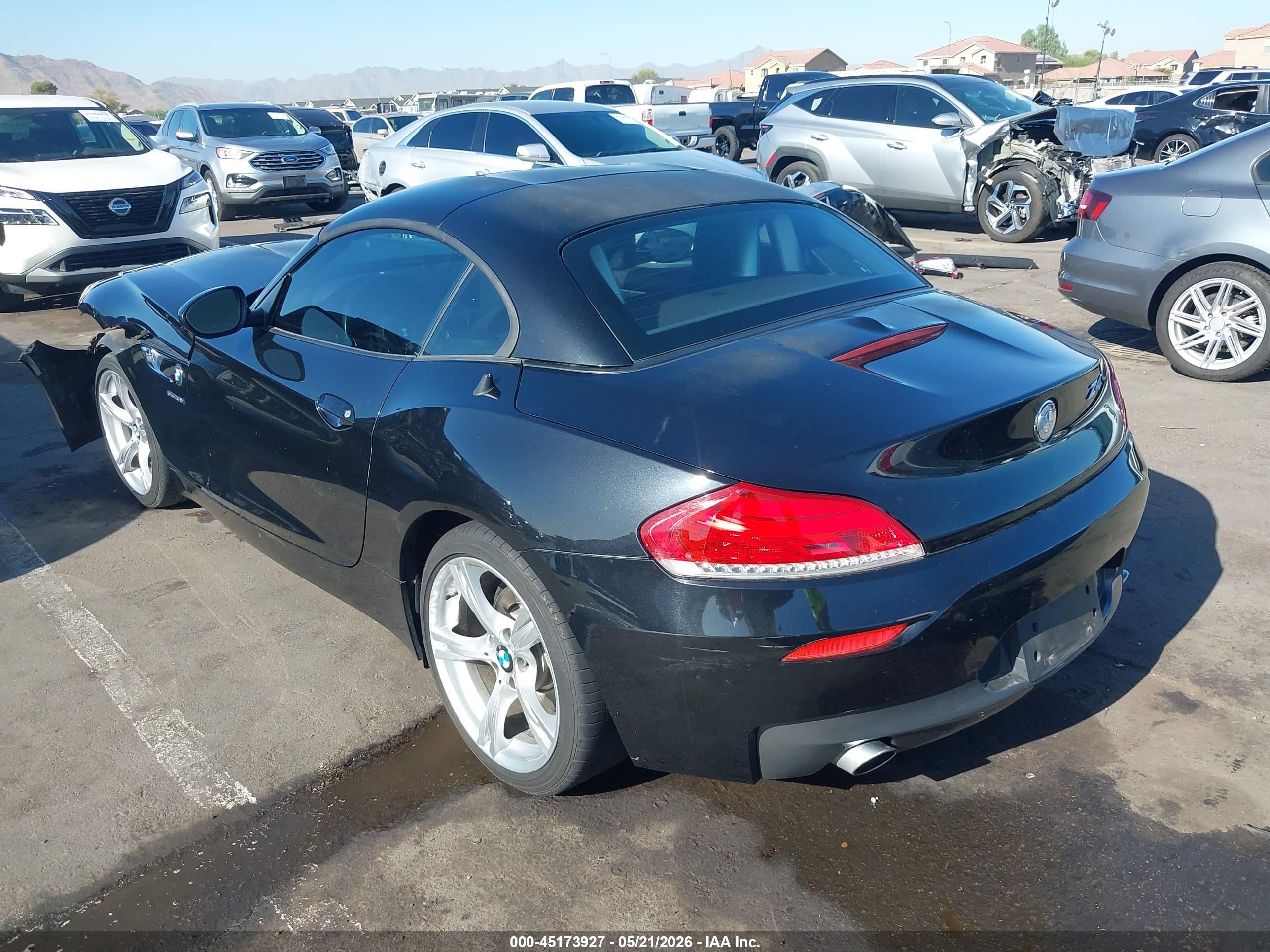 2015 Bmw Z4 Sdrive35i Black vin: WBALM7C51FJ798641