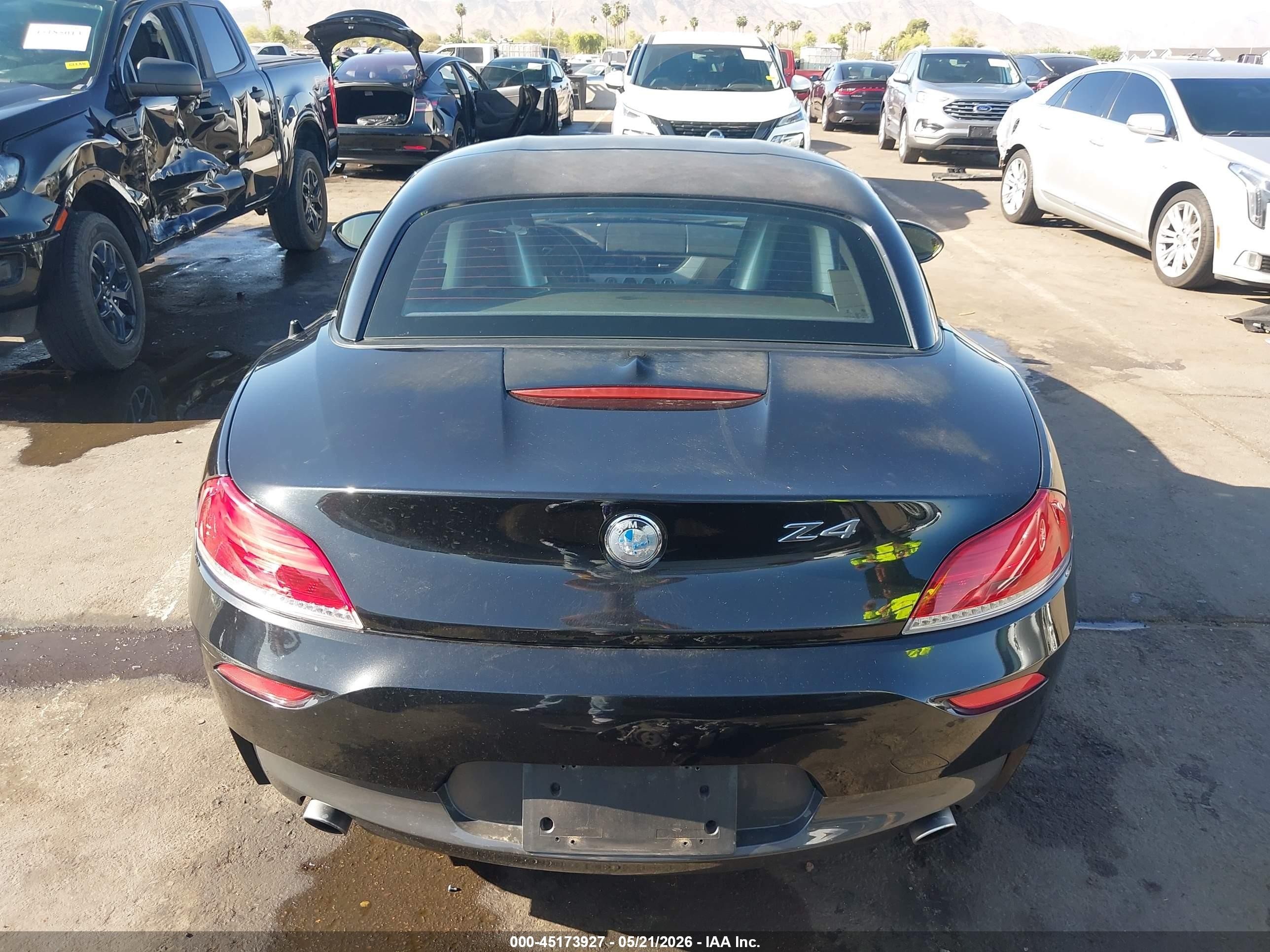 2015 Bmw Z4 Sdrive35i Black vin: WBALM7C51FJ798641