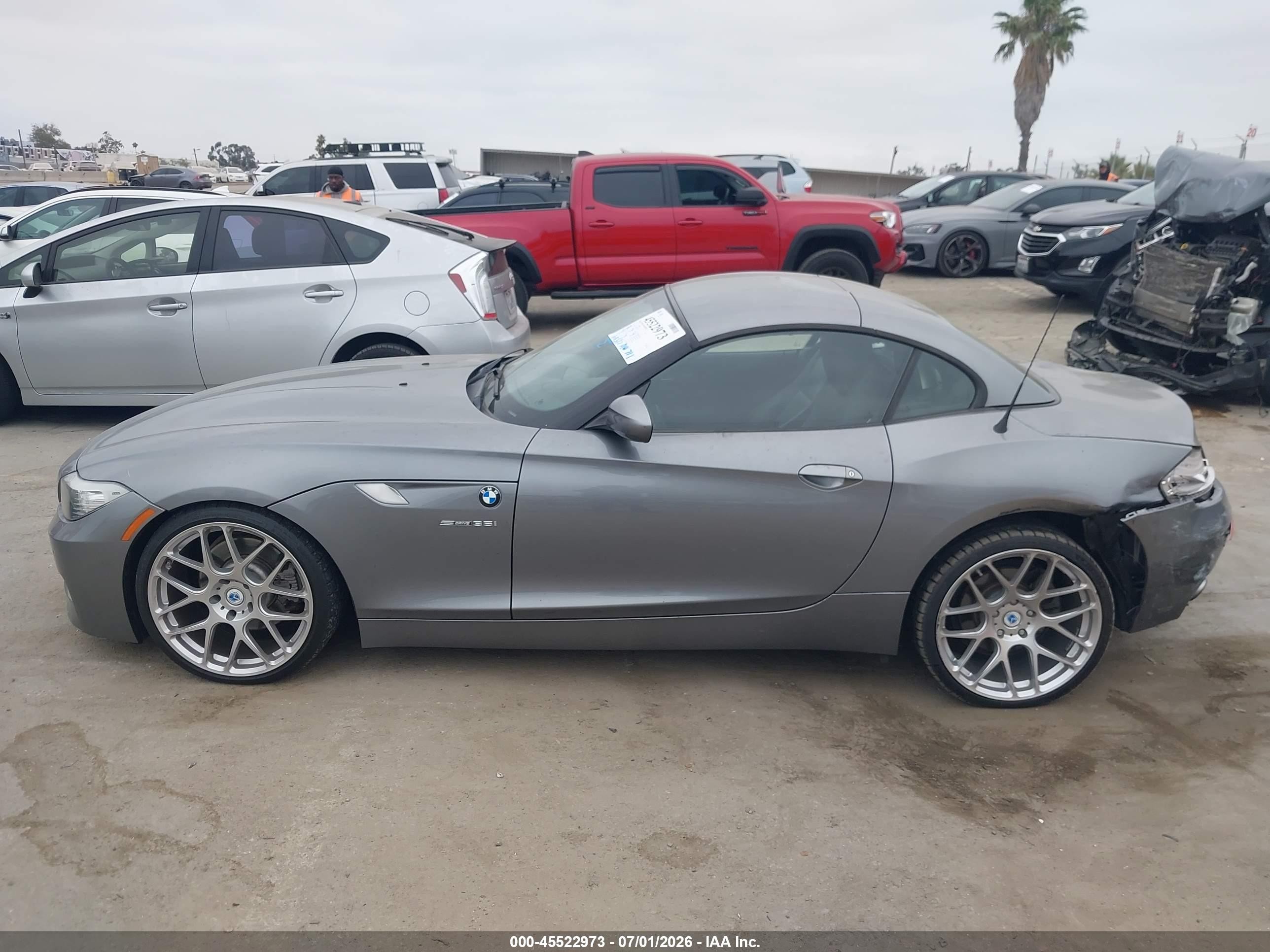 2013 Bmw Z4 Sdrive35i Silver vin: WBALM7C52DE385648