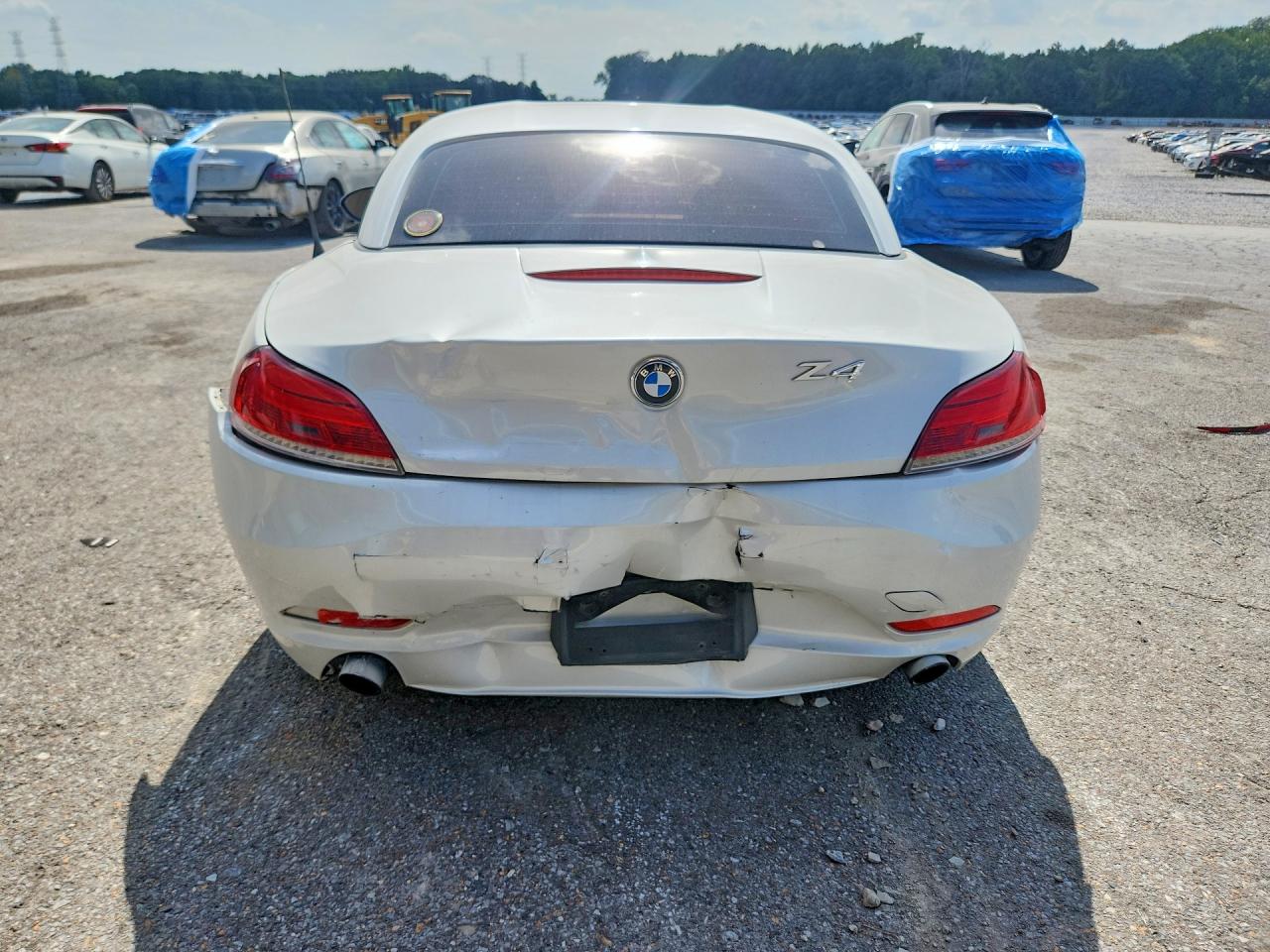 2013 Bmw Z4 Sdrive35i White vin: WBALM7C53DE385562