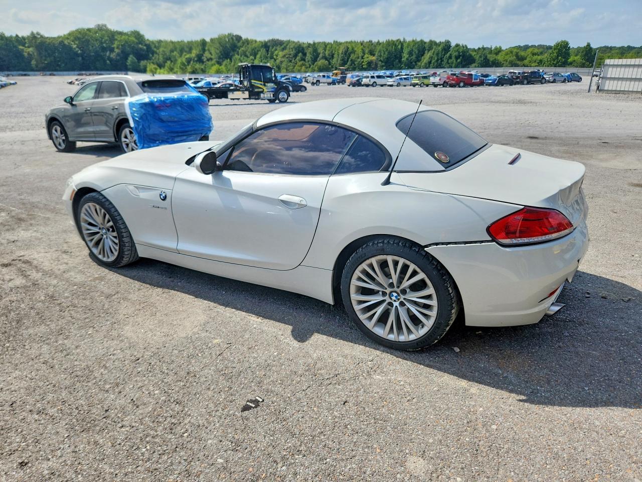 2013 Bmw Z4 Sdrive35i White vin: WBALM7C53DE385562