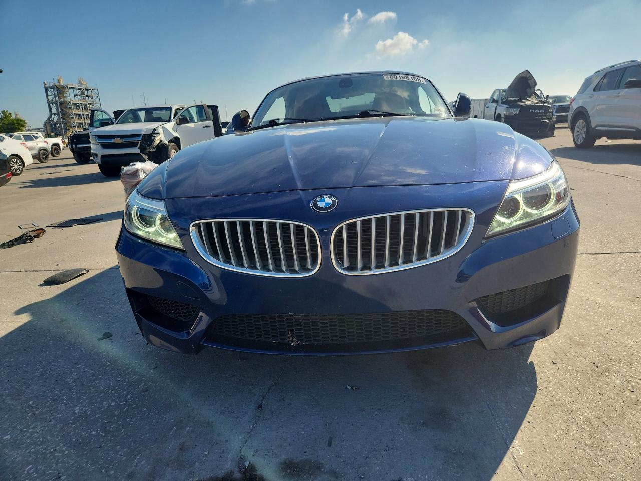 2015 Bmw Z4 Sdrive35i Синий vin: WBALM7C58FJ798717