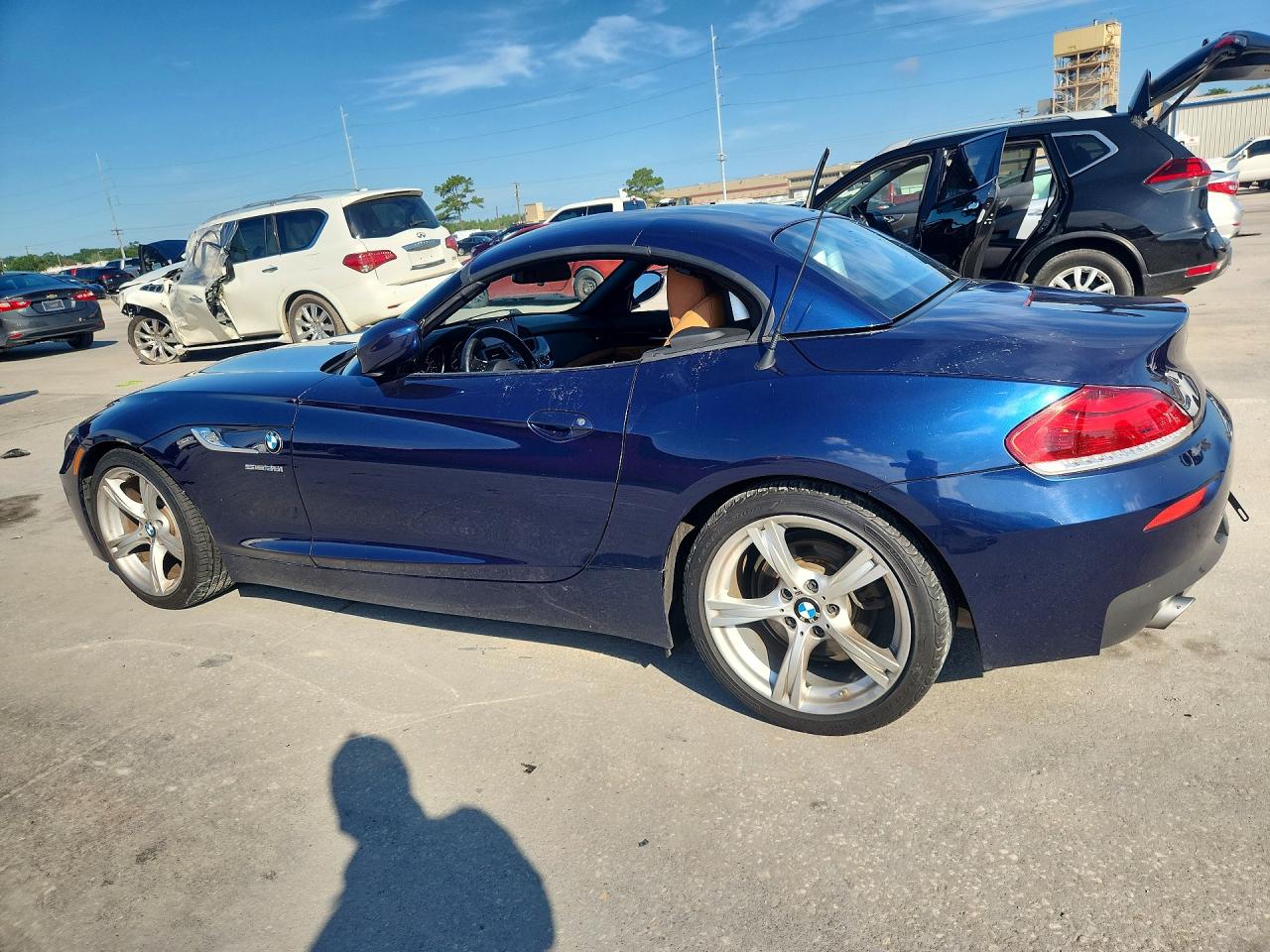 2015 Bmw Z4 Sdrive35i Синий vin: WBALM7C58FJ798717