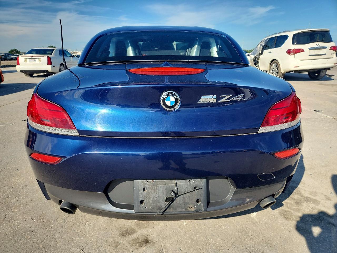 2015 Bmw Z4 Sdrive35i Синий vin: WBALM7C58FJ798717