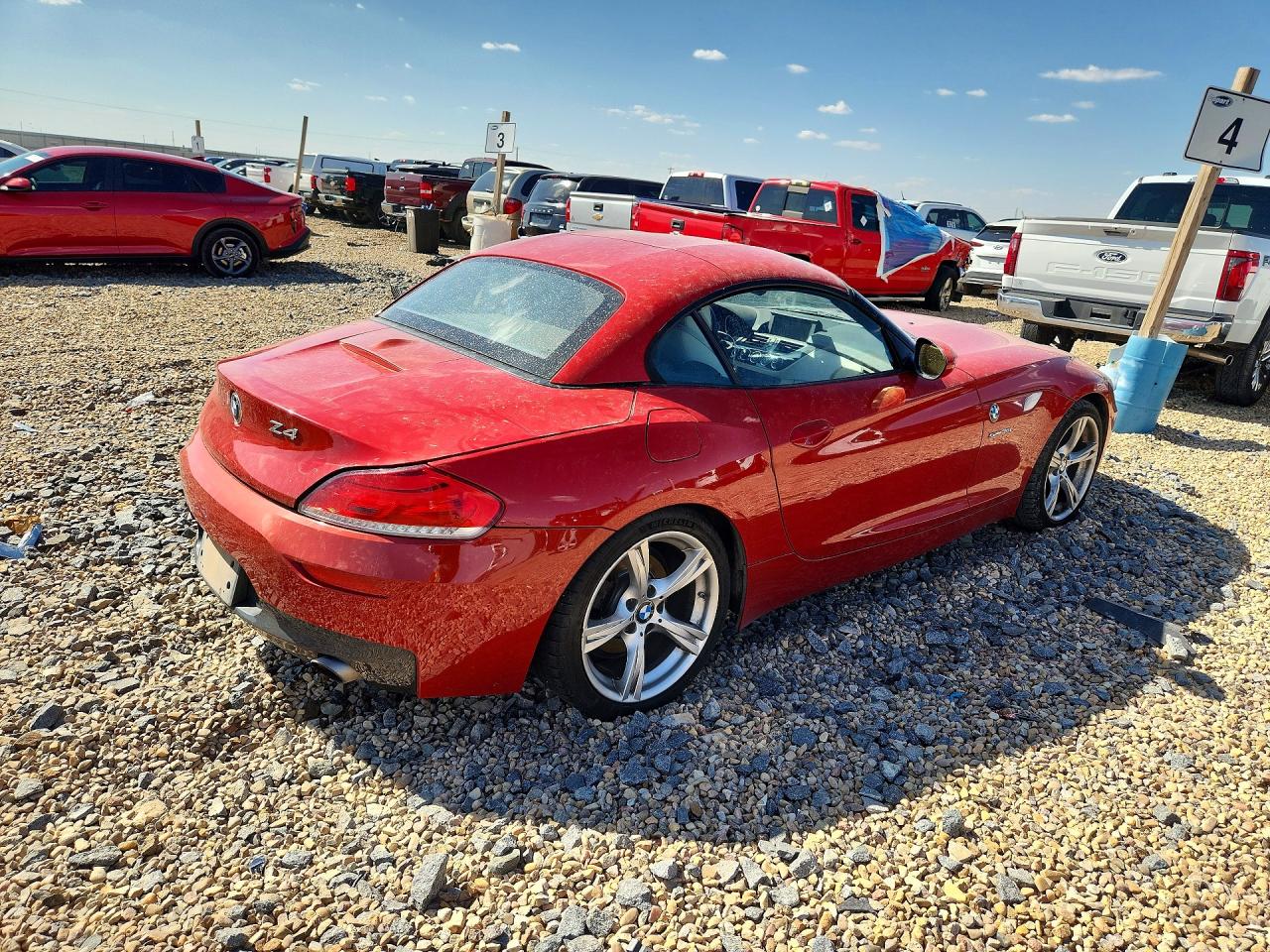 2011 Bmw Z4 Sdrive35i Красный vin: WBALM7C59BE382713