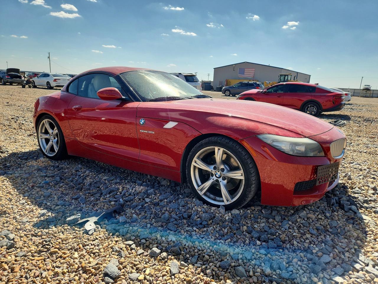 2011 Bmw Z4 Sdrive35i Красный vin: WBALM7C59BE382713
