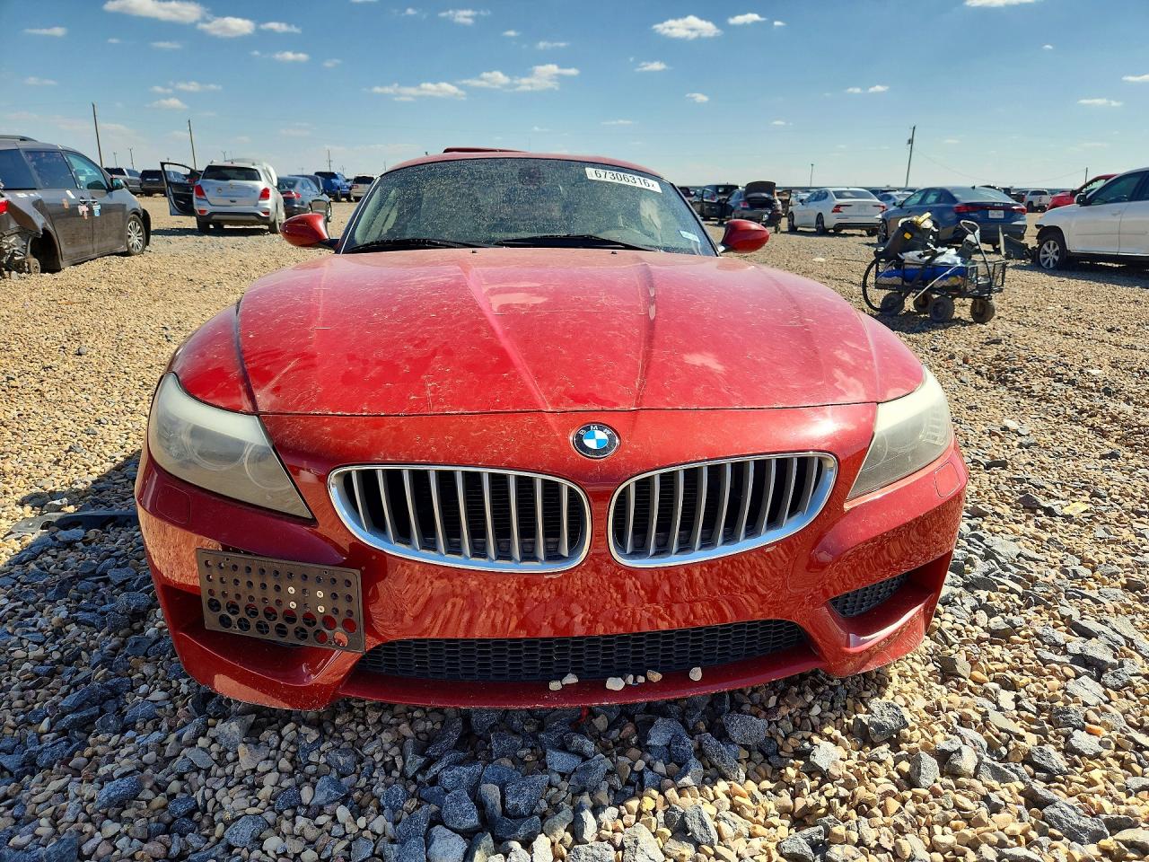2011 Bmw Z4 Sdrive35i Красный vin: WBALM7C59BE382713