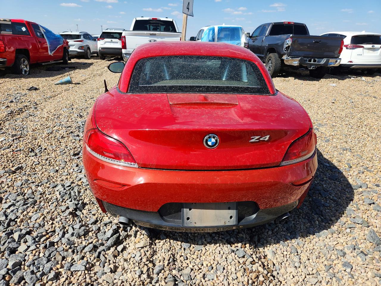2011 Bmw Z4 Sdrive35i Красный vin: WBALM7C59BE382713