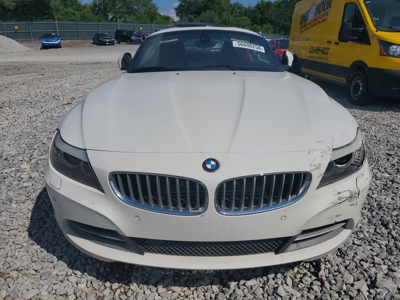 2011 Bmw Z4 Sdrive35i White vin: WBALM7C59BE384218