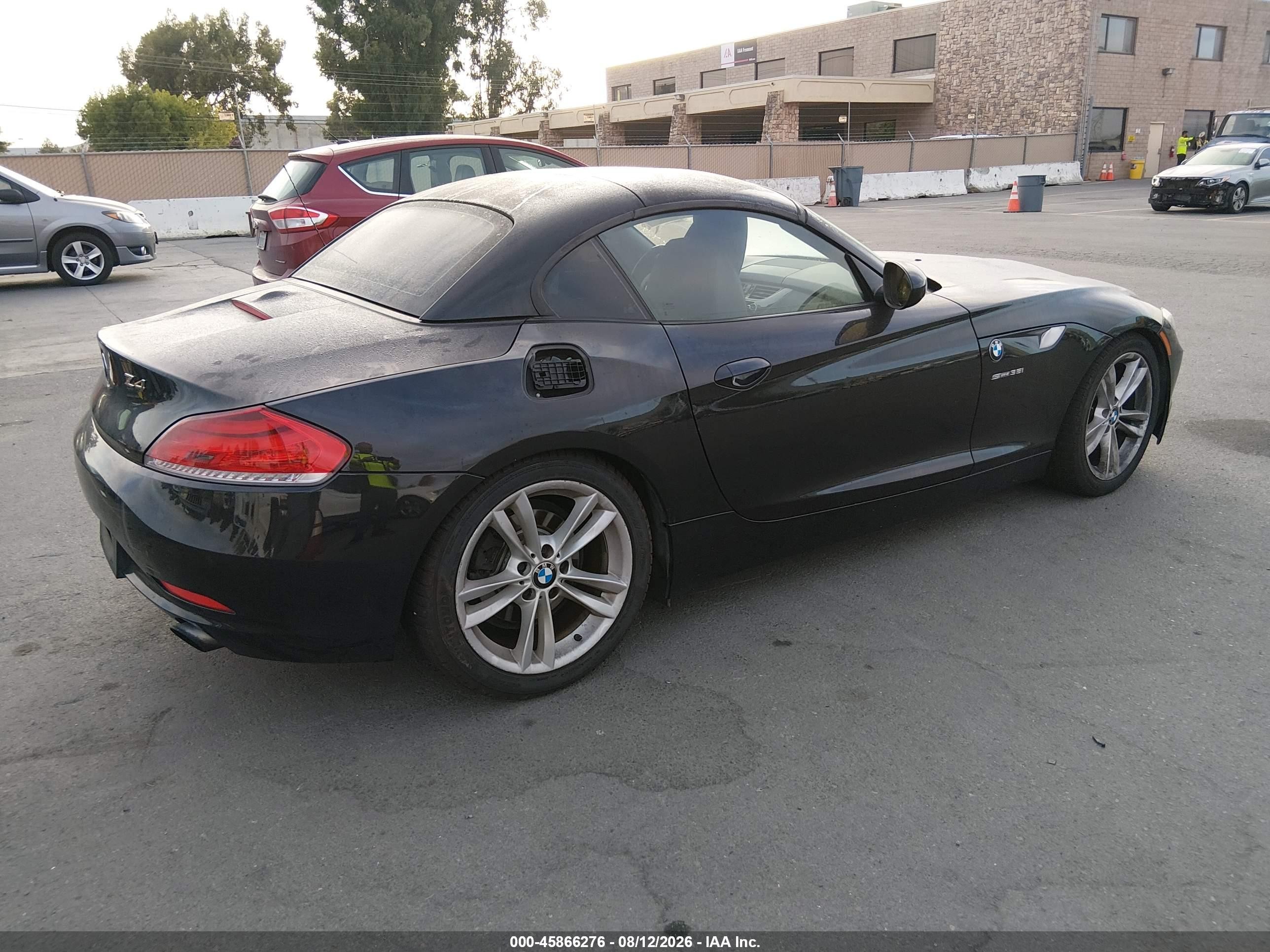 2013 Bmw Z4 Sdrive35i Black vin: WBALM7C5XDE385218