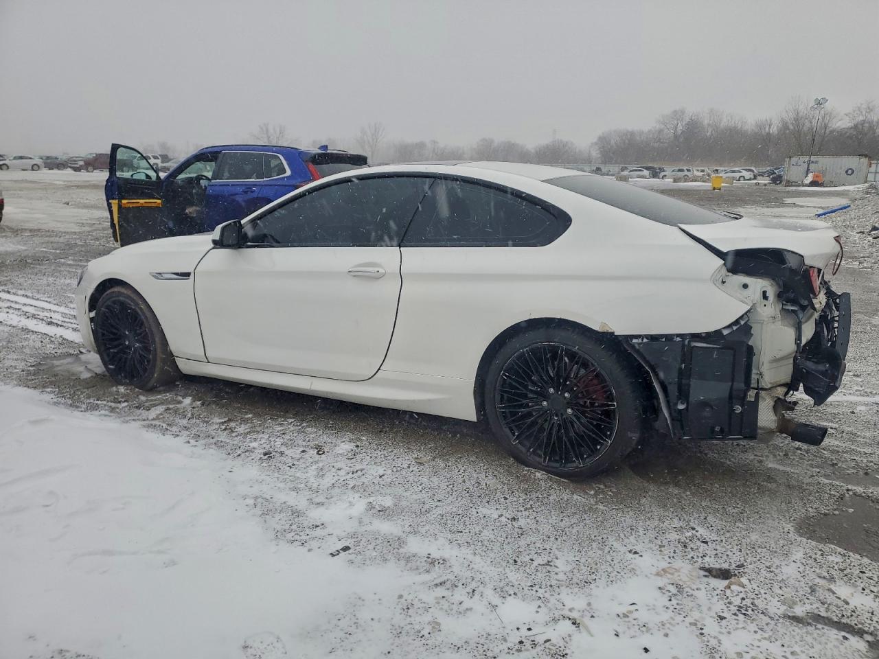 2013 Bmw 640 I White vin: WBALW3C50DC892370