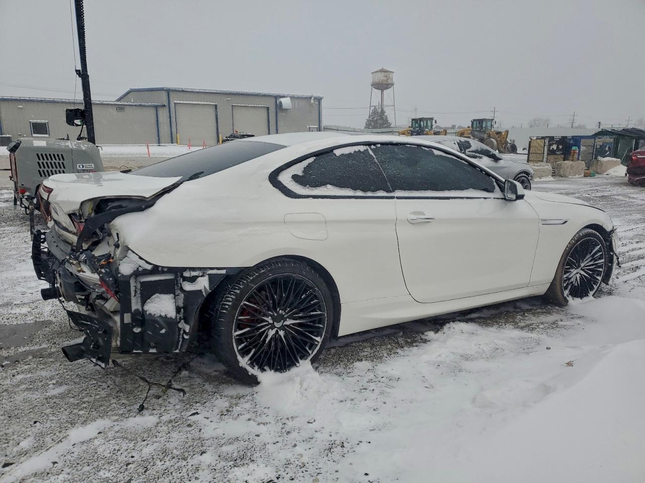 2013 Bmw 640 I White vin: WBALW3C50DC892370