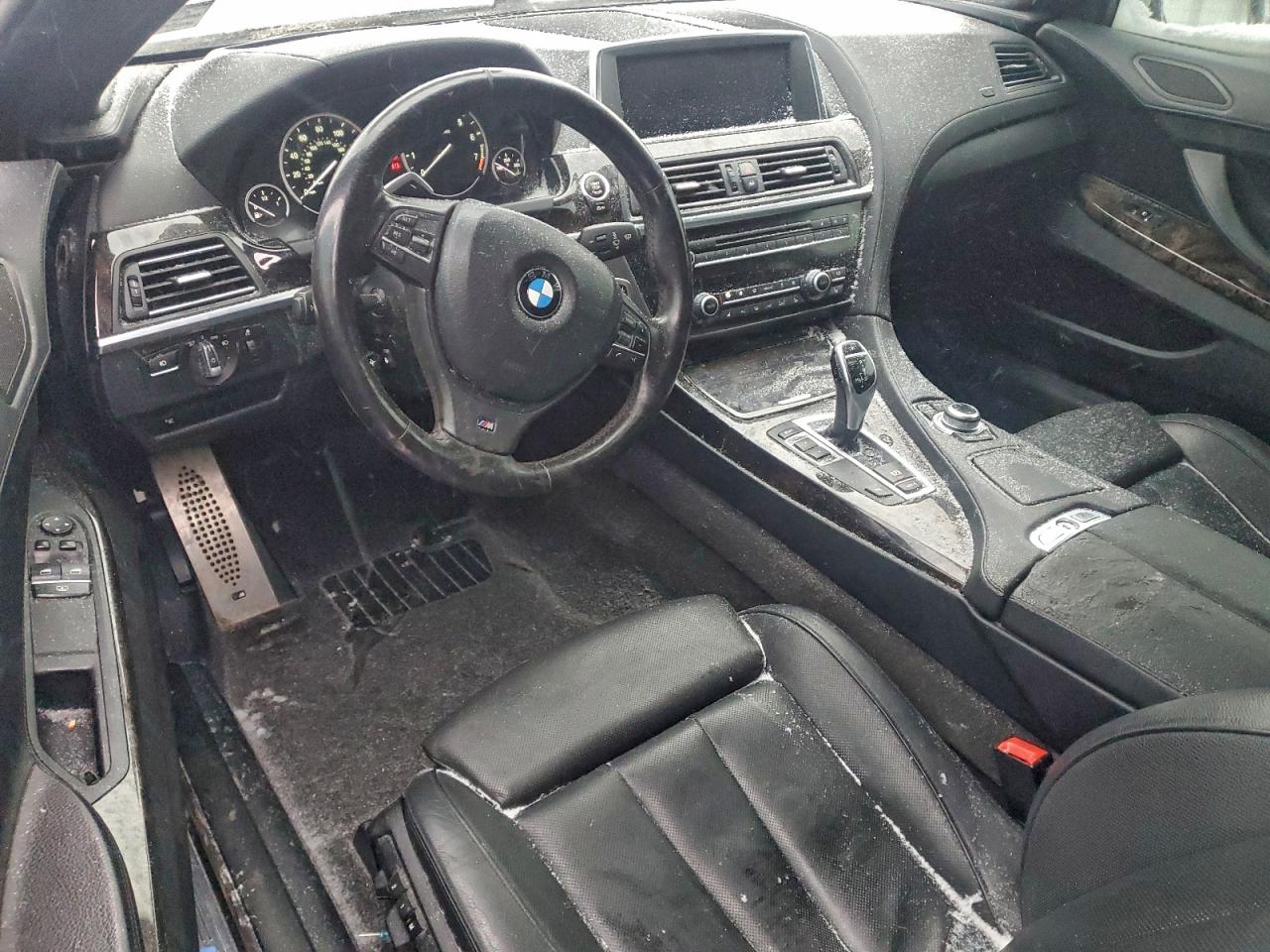 2013 Bmw 640 I White vin: WBALW3C50DC892370