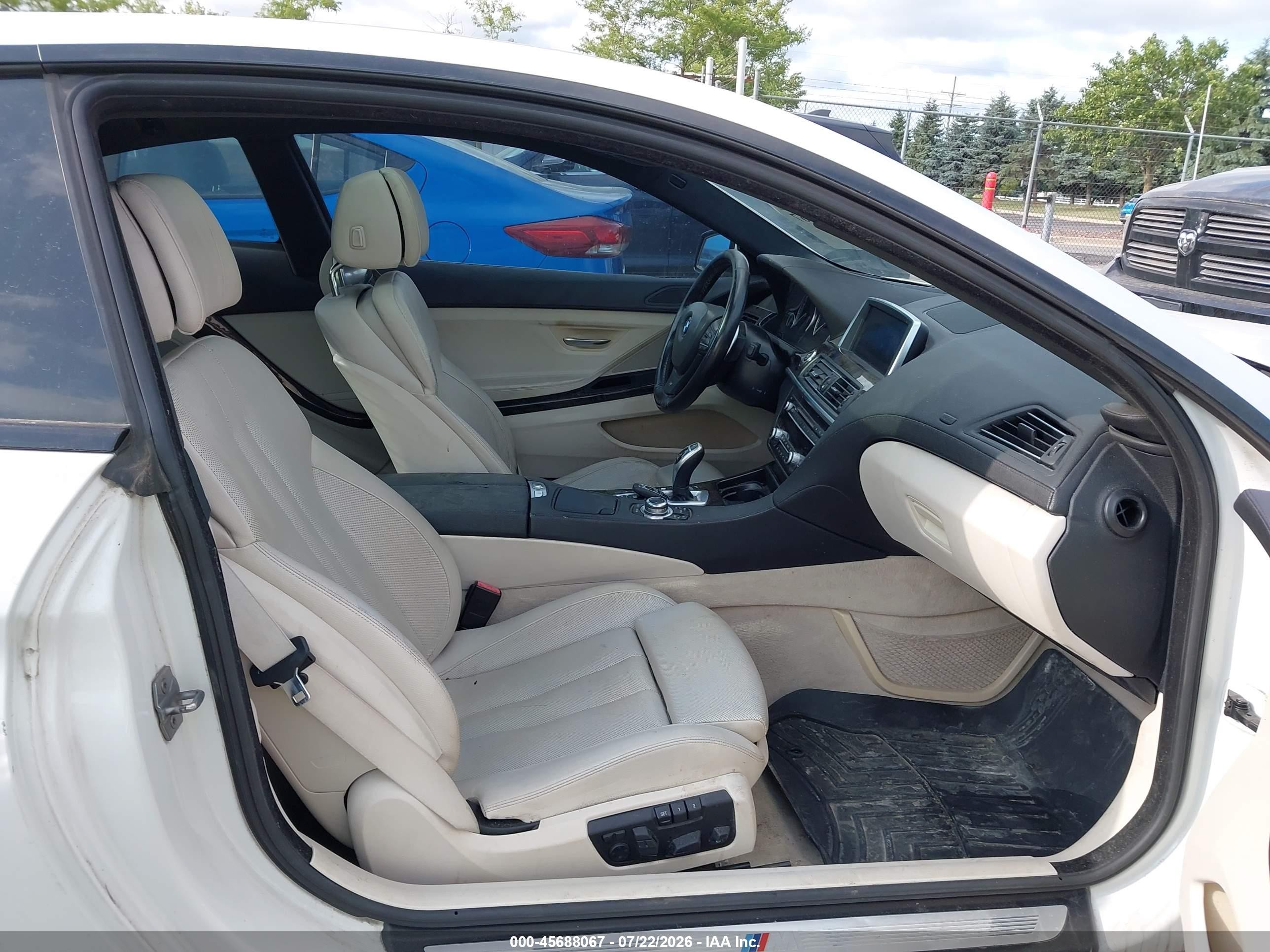 2013 Bmw 640i   Белый vin: WBALW3C50DC892529